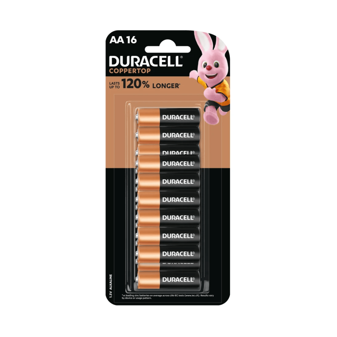 1 16 Pack Duracell Coppertop Alkaline AA Batteries, 1 of 10
