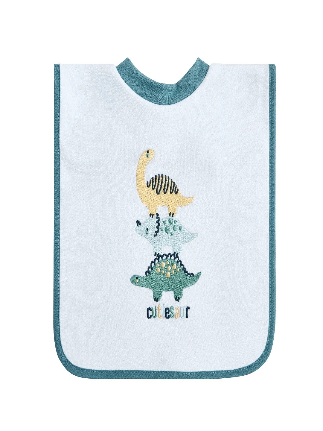 2 Big Softies 3 Pack Popover Bibs - Dino, 2 of 7