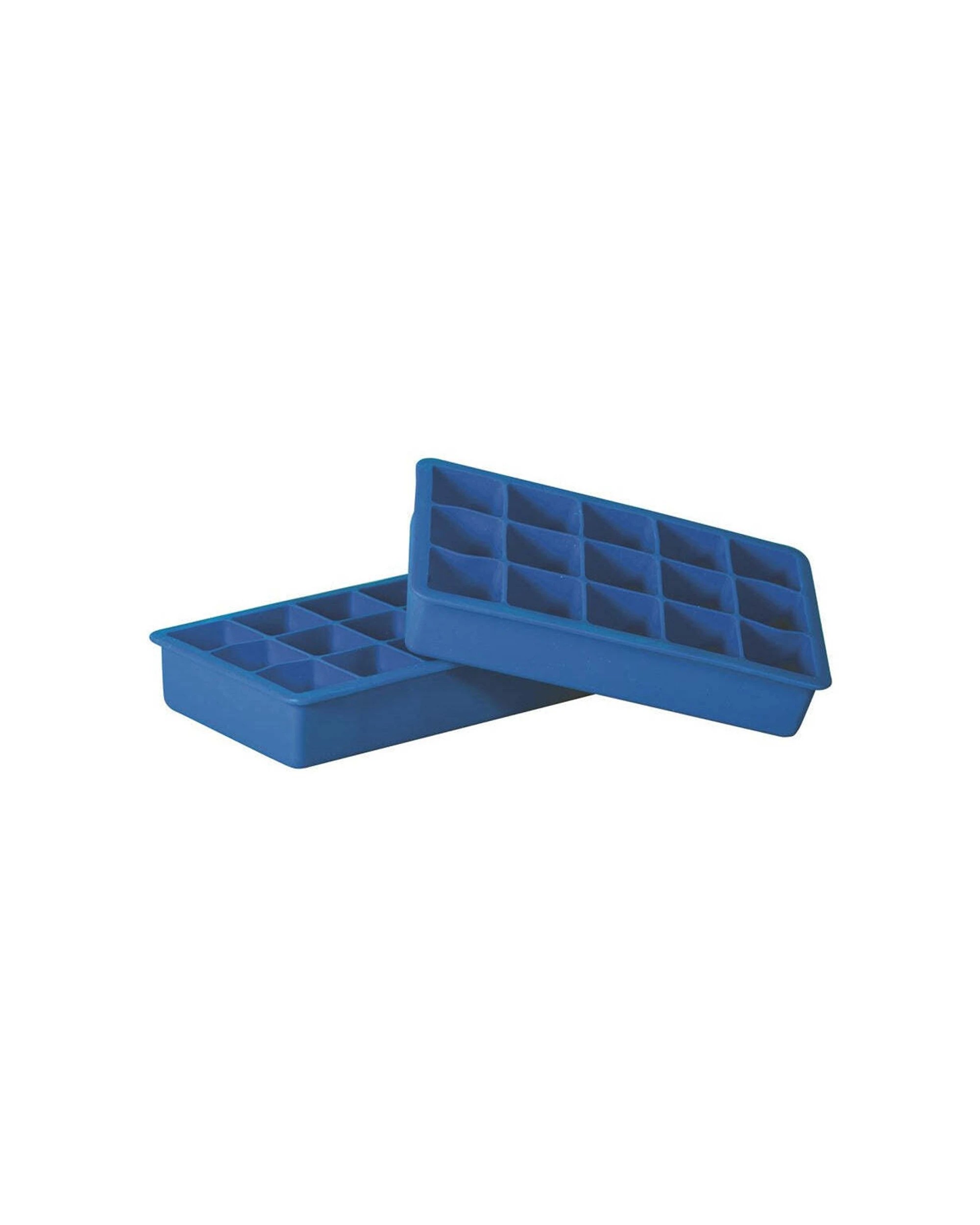 1 Avanti 2 Pack Silicone 15-cup Ice Cube Tray Set Soft Flexible Easy Release - Blue, 1 of 3