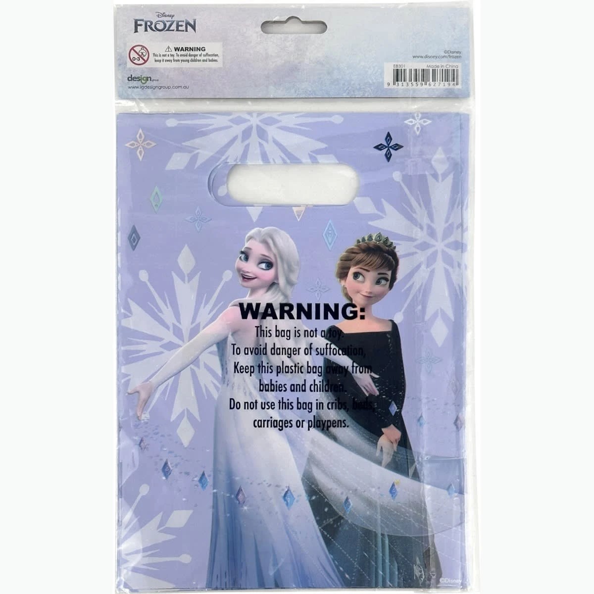 2 8 Pack Disney Frozen Party Bags, 2 of 3
