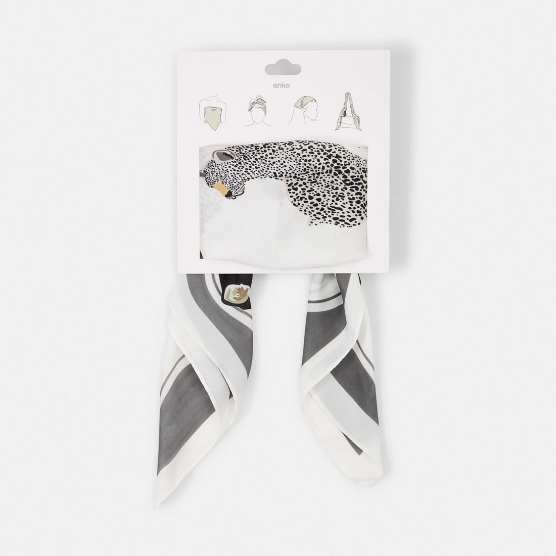 5 Hair Scarf - Wildcat, 5 of 6