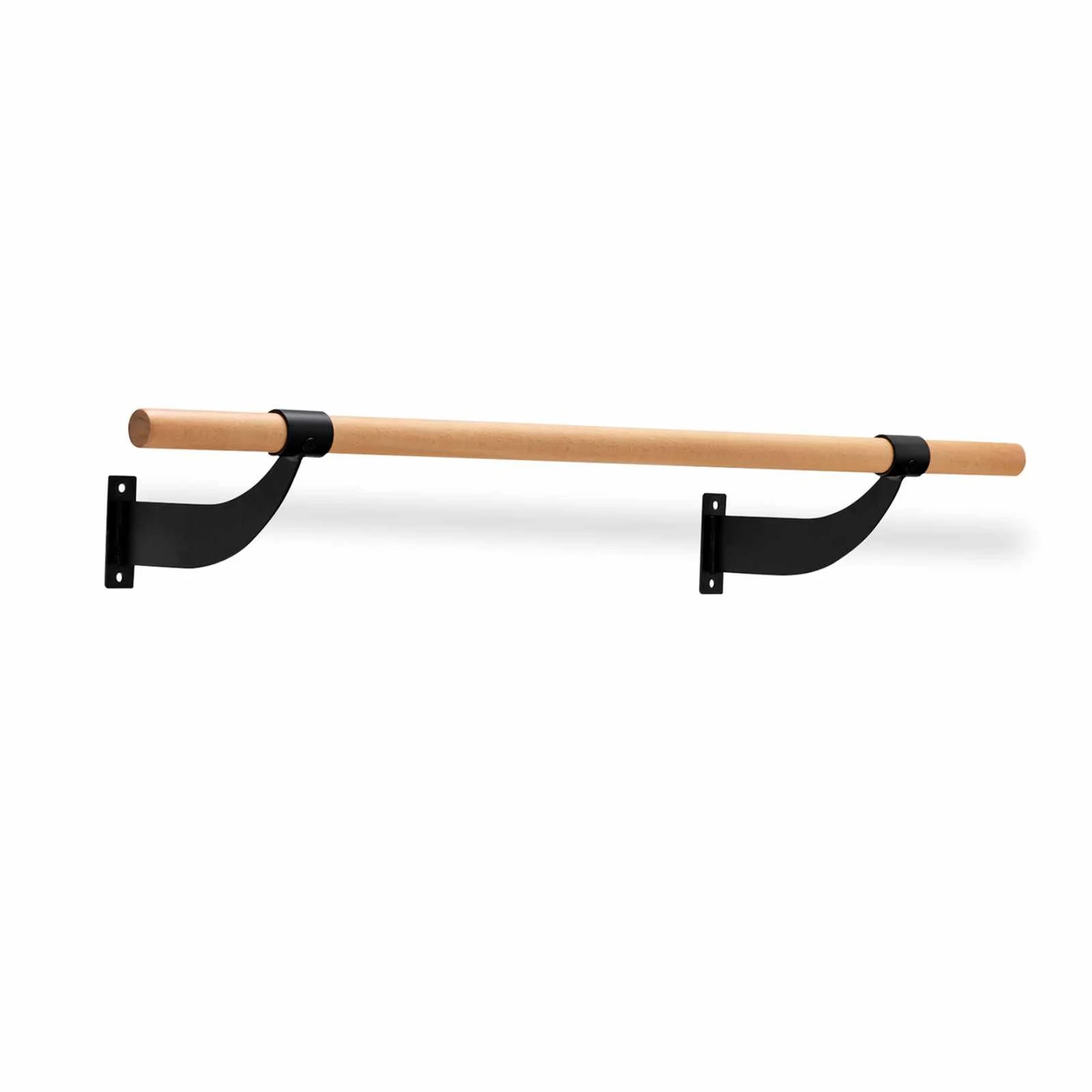1 Costway Wall Mount Ballet Barre System Solid Beech Wood Single Dance Bar, 1 of 1