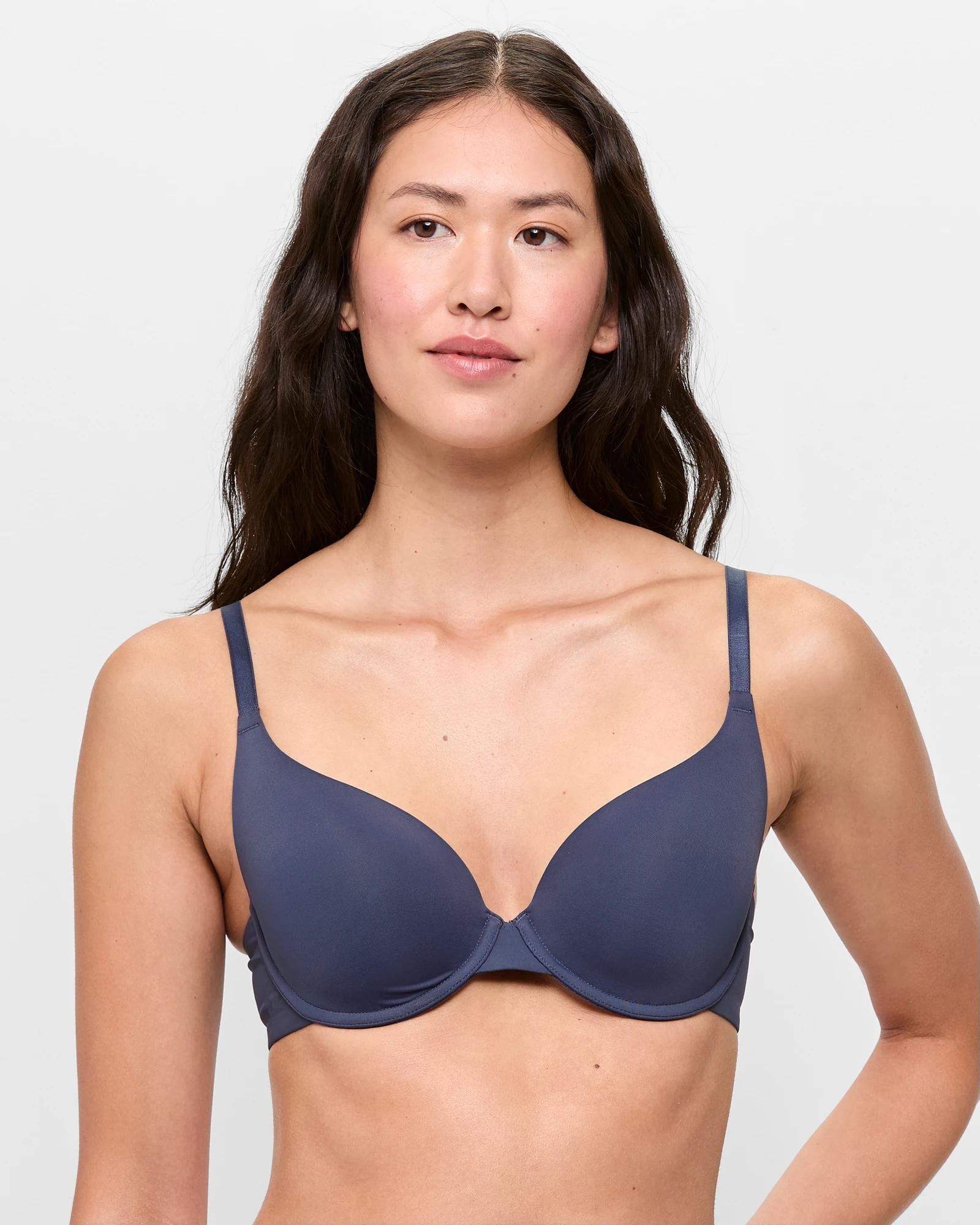 1 Target Woman Tina T-shirt Bra — 10d Halogen Blue, Underwire, Lightly Padded WINTER BLUE, 1 of 3