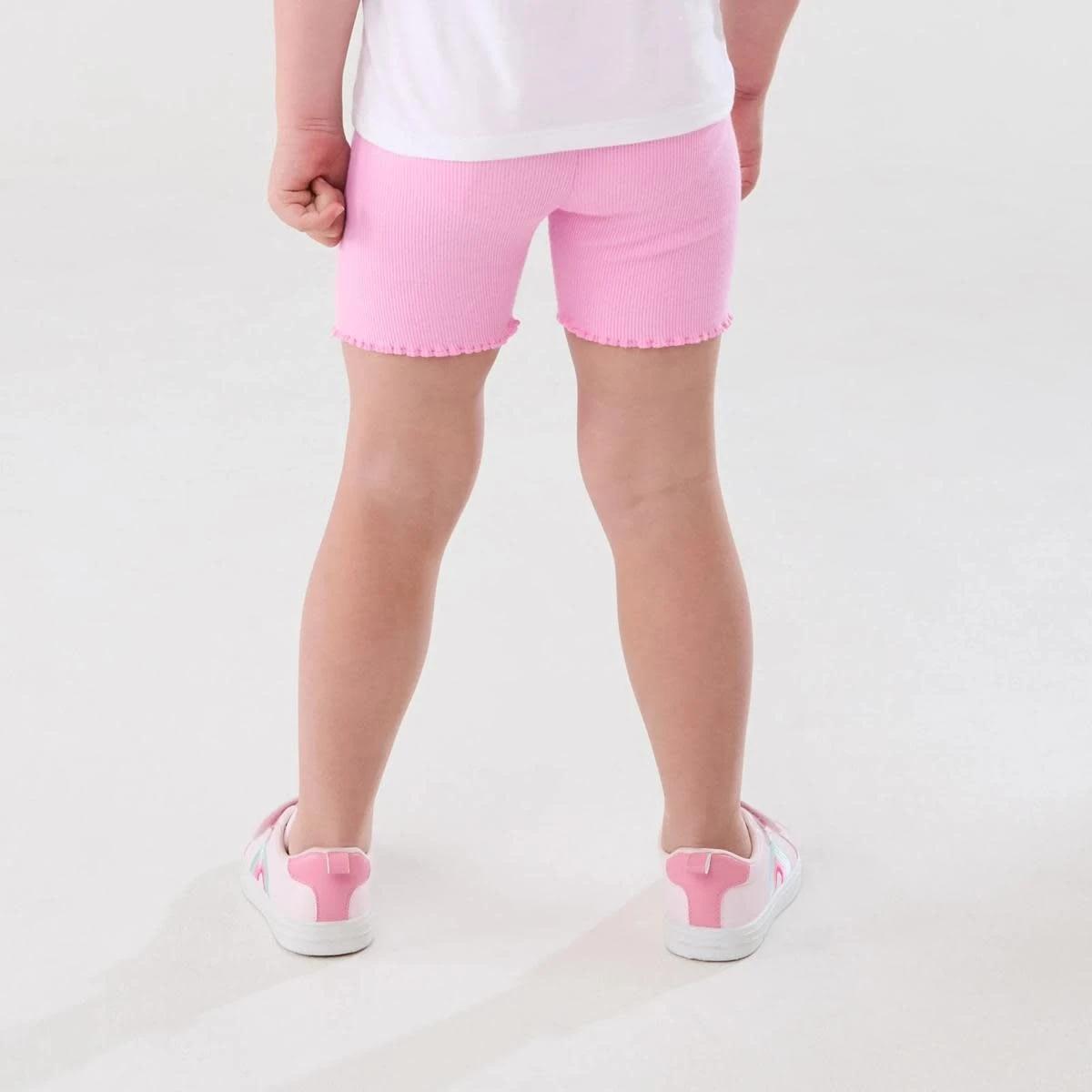 2 Printed Rib Bike Shorts PRISMATIC PINK, 2 of 5