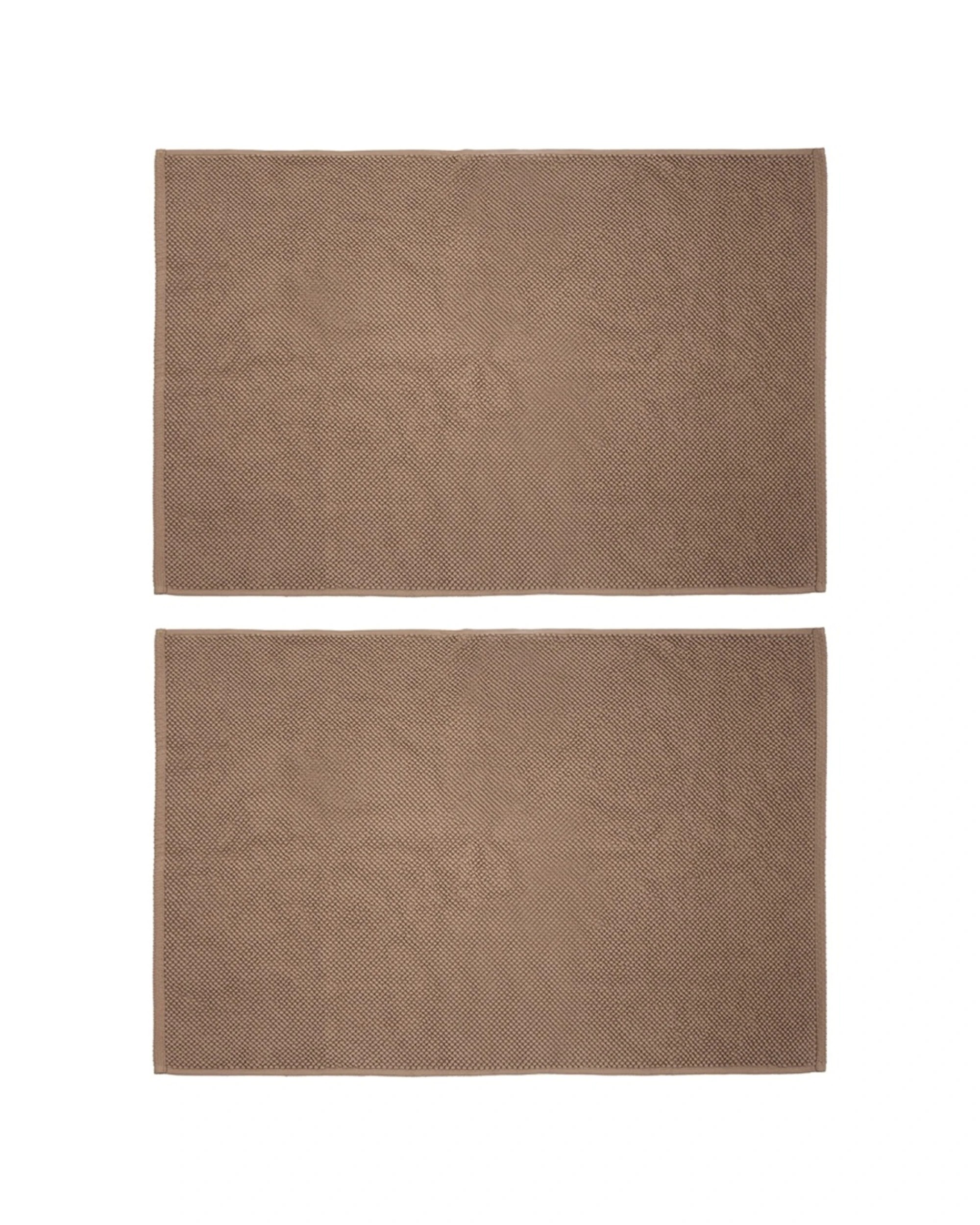 1 Bambury Angove 950gsm Soft Absorbent Cotton Bath Mat 2PK 50x80cm - Pink, 1 of 5