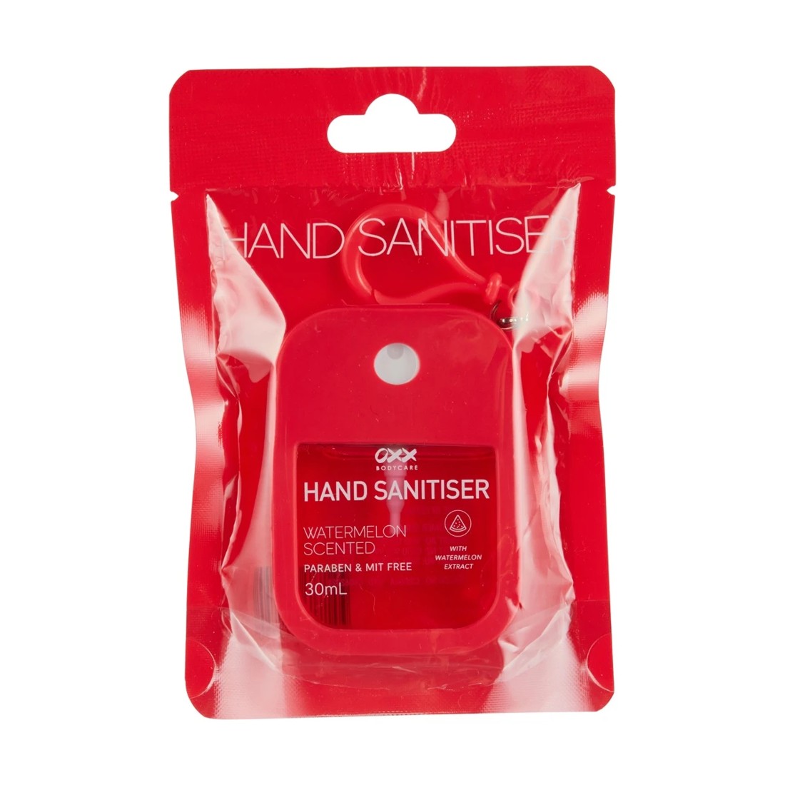 1 OXX Bodycare Hand Sanitiser 30ml - Watermelon Scented, 1 of 8