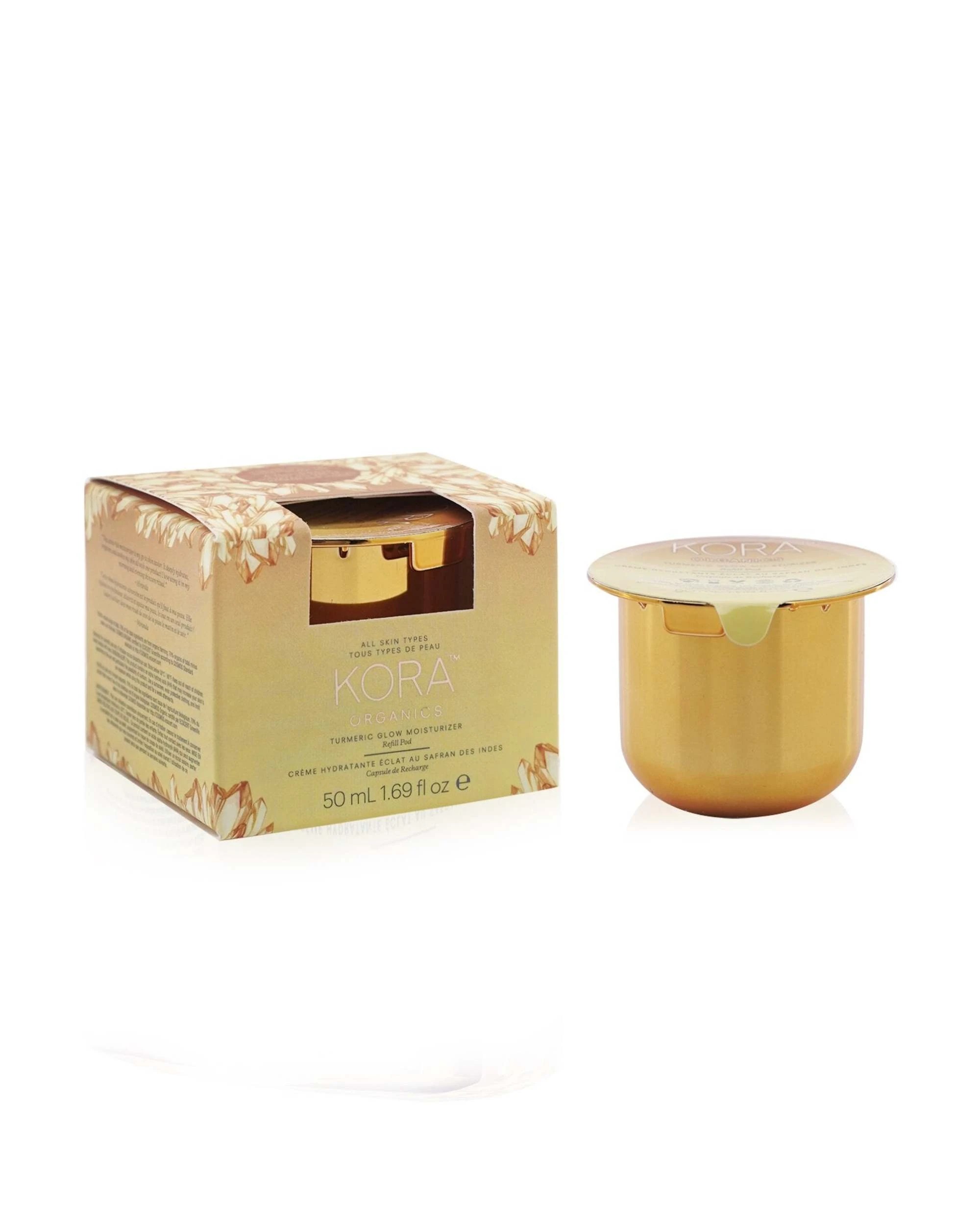 2 Kora Organics Turmeric Glow Moisturizer - Refill 50ml/1.69oz, 2 of 3