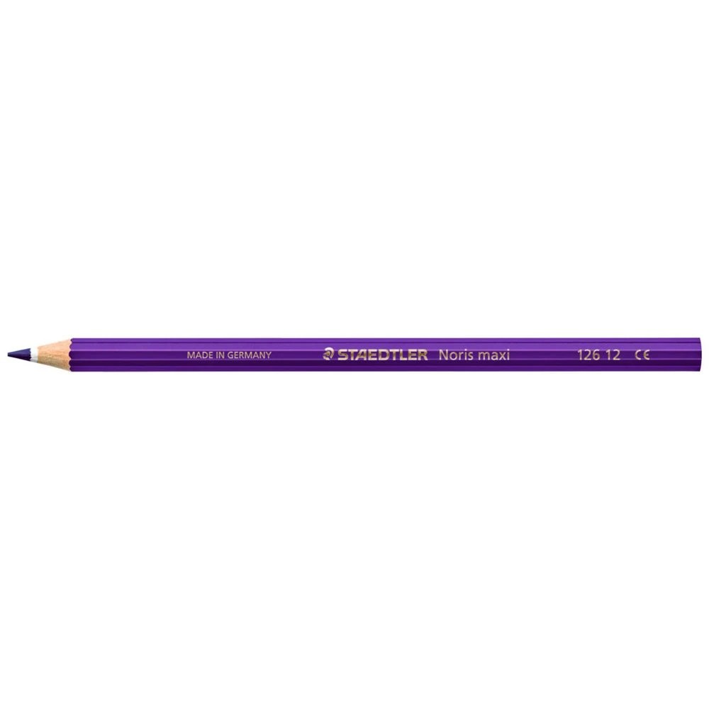 2 Staedtler Noris Maxi Learner Pencil Violet 12 Pack, 2 of 2