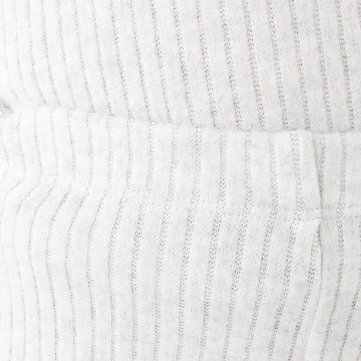 4 Wide Leg Brushed Leggings Wht Marle, 4 of 8