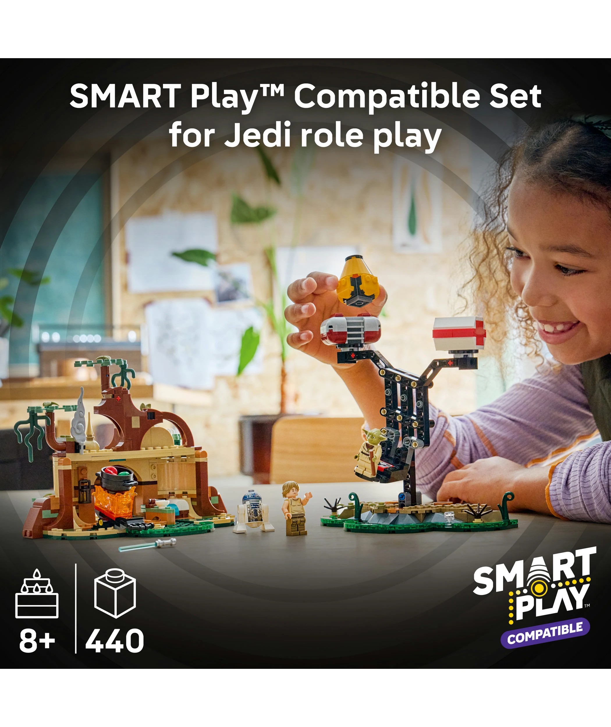 4 LEGO Star Wars SMART Play: Yoda's Hut and Jedi Training 75422, 4 of 11