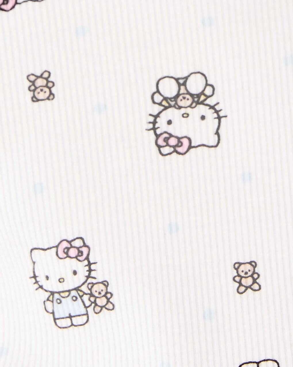 6 Hello Kitty License Rib Pyjama Set H Kitty, 6 of 9