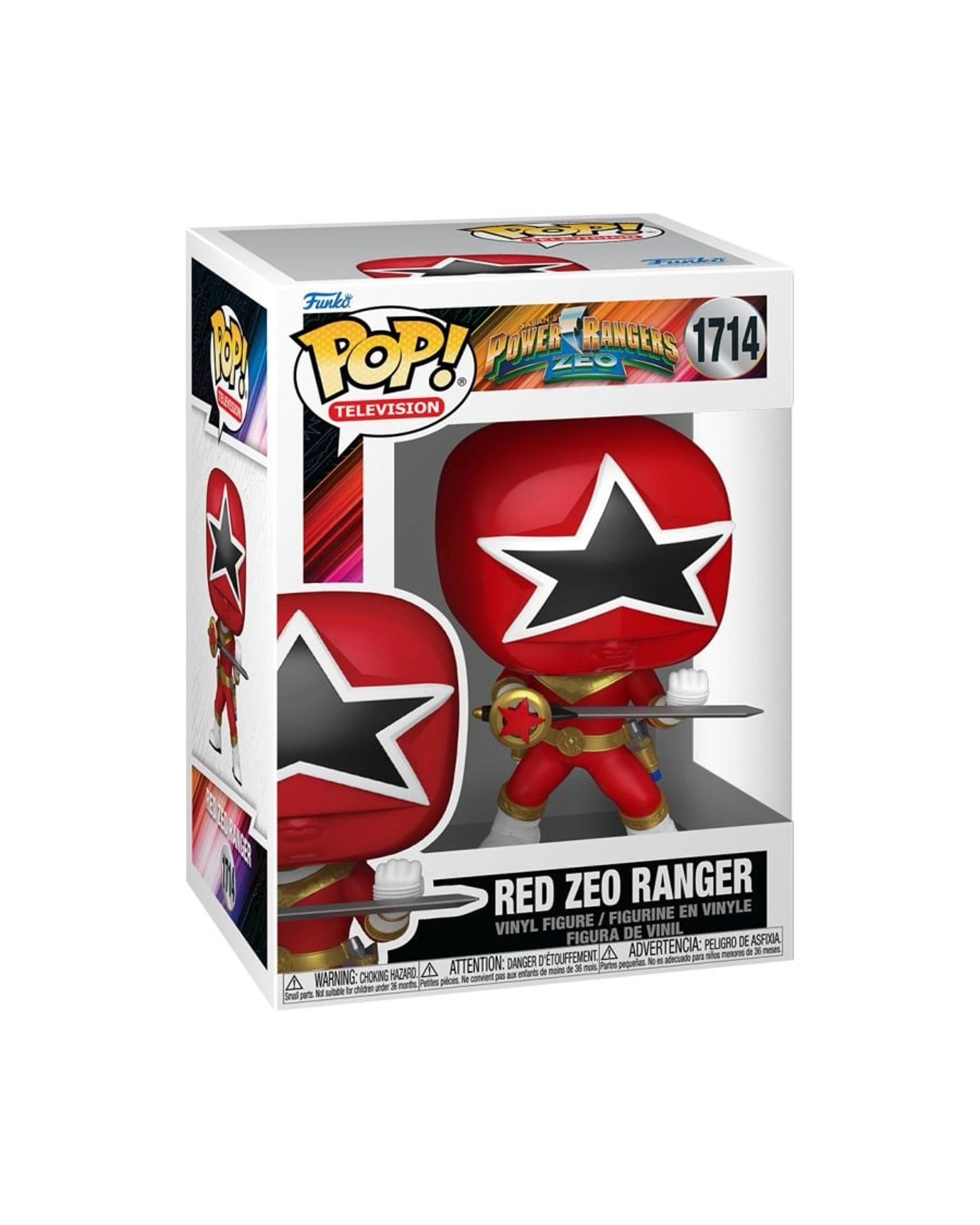 3 Power Rangers Zeo Red Zeo Ranger Funko POP! Vinyl, 3 of 3