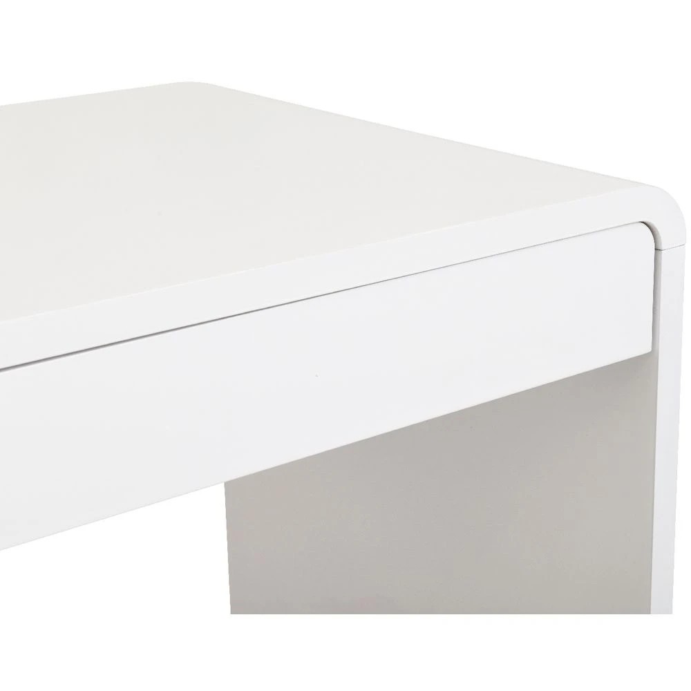 6 Reine 2 Drawer 1400mm High Gloss White Desk Desks, Tables and Workstations, 6 of 10