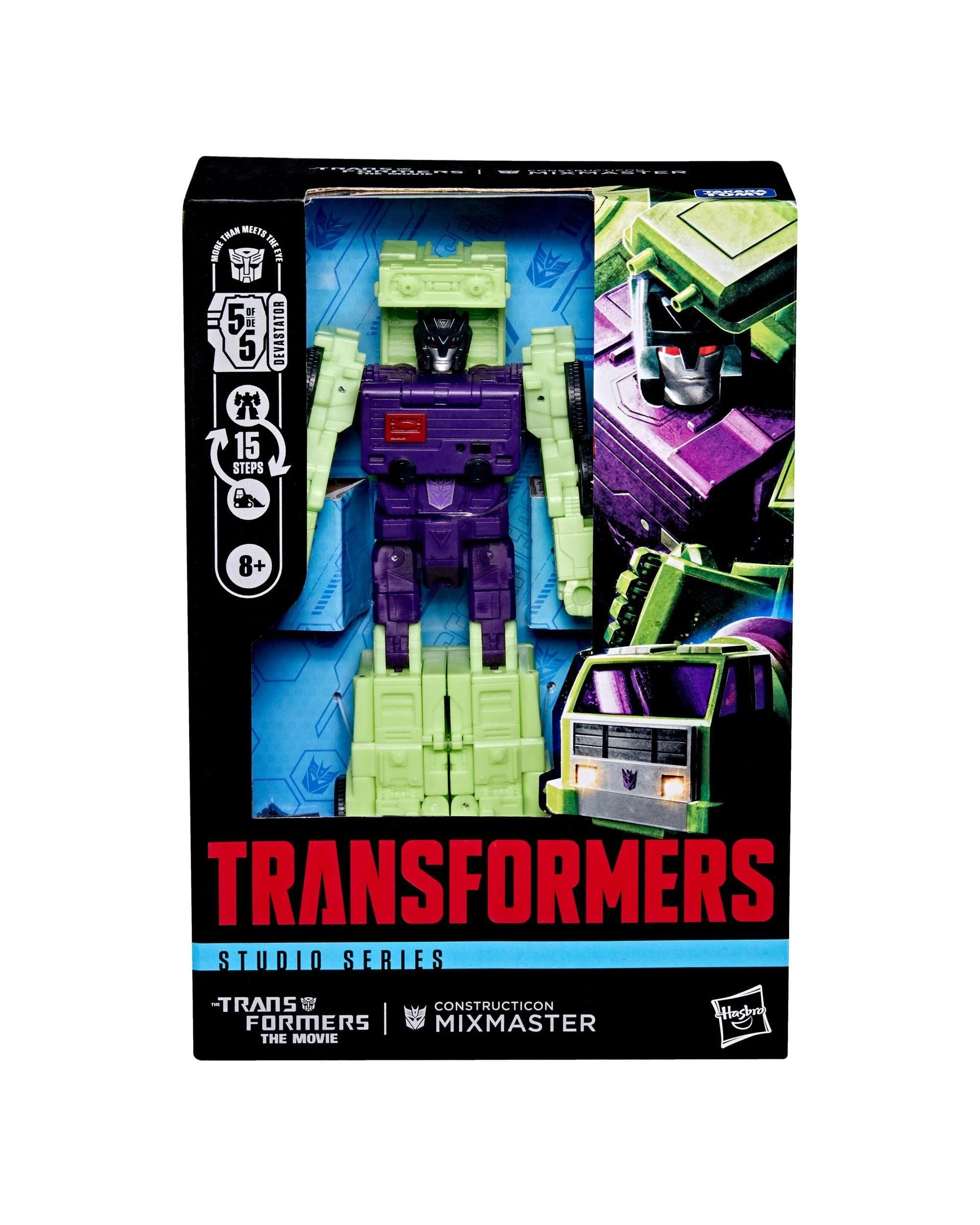 2 Transformers Studio Series Voyager Class Transformers The Movie Constructicon Mixmaster Action Figure, 2 of 5