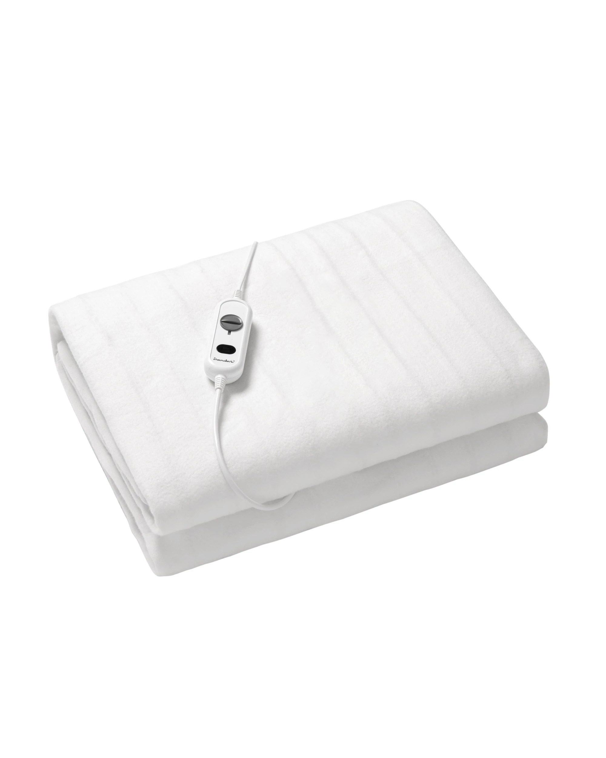 2 Dreamaker Essentials Fitted Washable Electric Blanket - Single Bed - White, 2 of 9