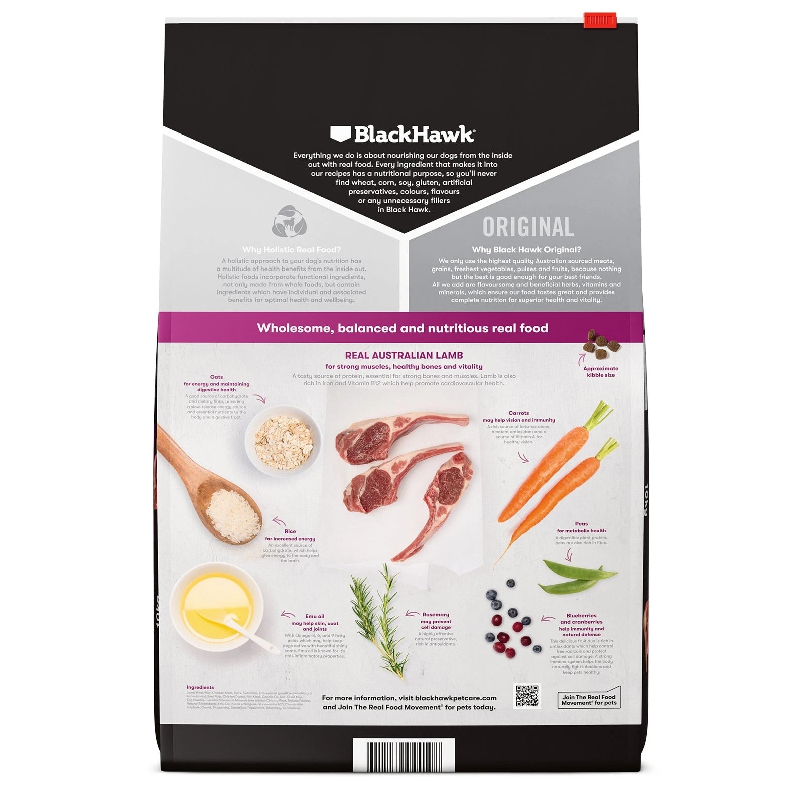 2 Black Hawk Small Breed Adult Dog Food Lamb & Rice 10kg, 2 of 2