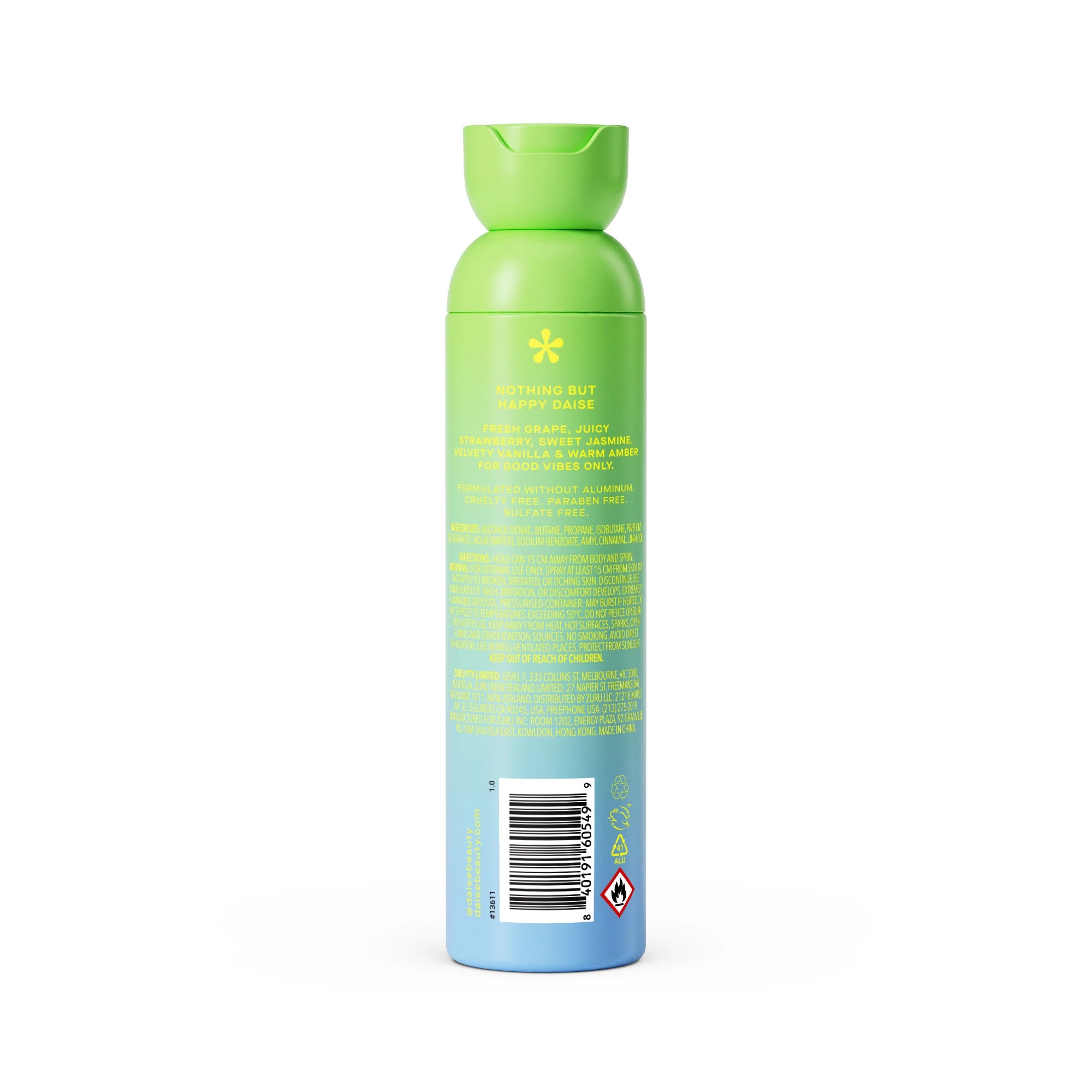 2 DAISE Happy All Body Spray and Deodorant 120ml - Grape and Amber Scent, 2 of 9