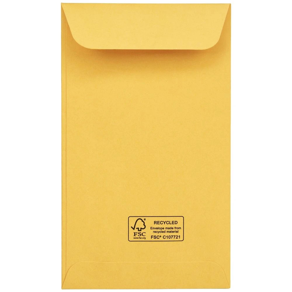3 PPS Size 6 Gold 100% Recycled Envelopes 200 Pack, 3 of 3