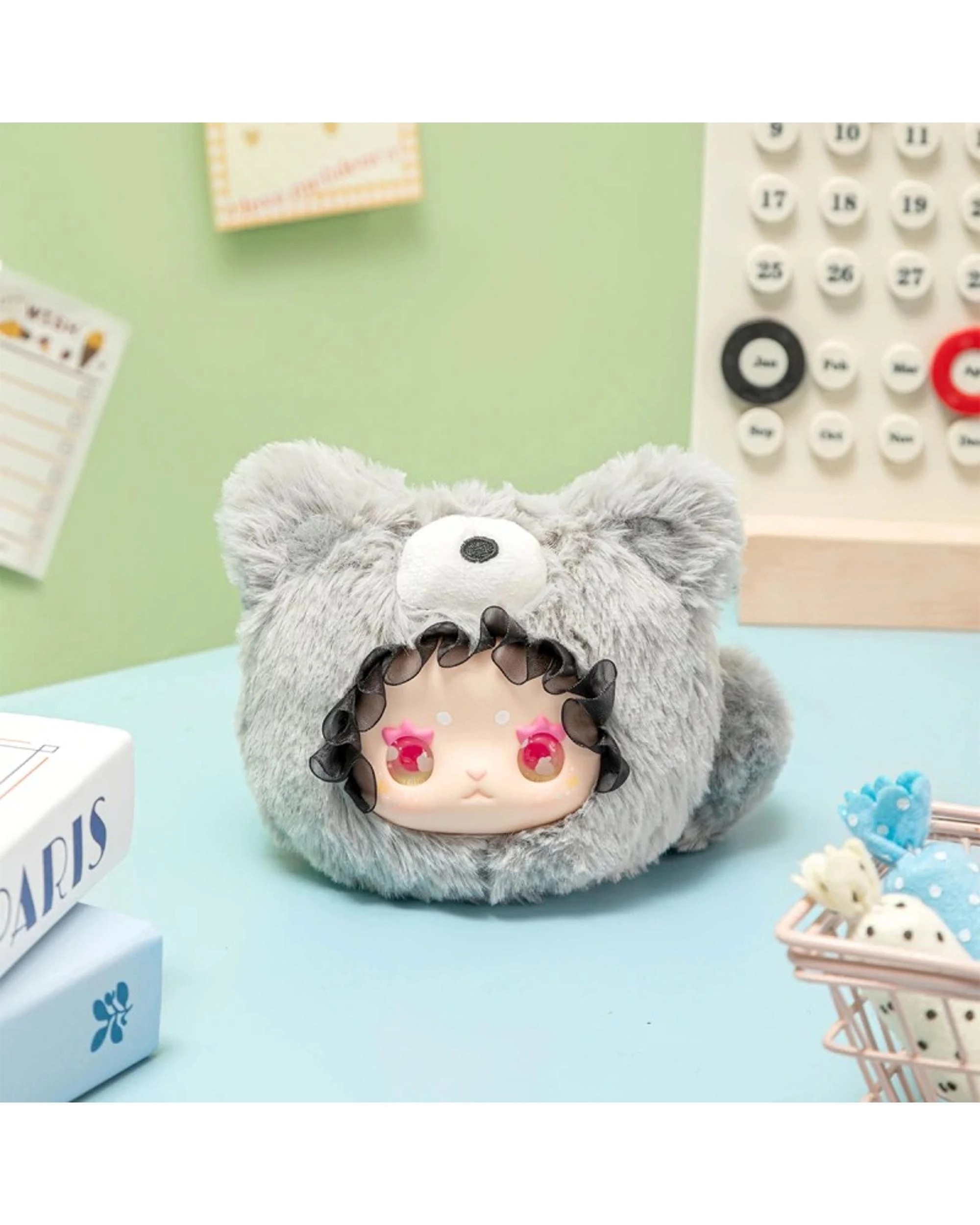 9 Lucky Emma Lovely Emma Rua Rua Zoo Vinyl Face Plush Keychain Blind Box, 9 of 9