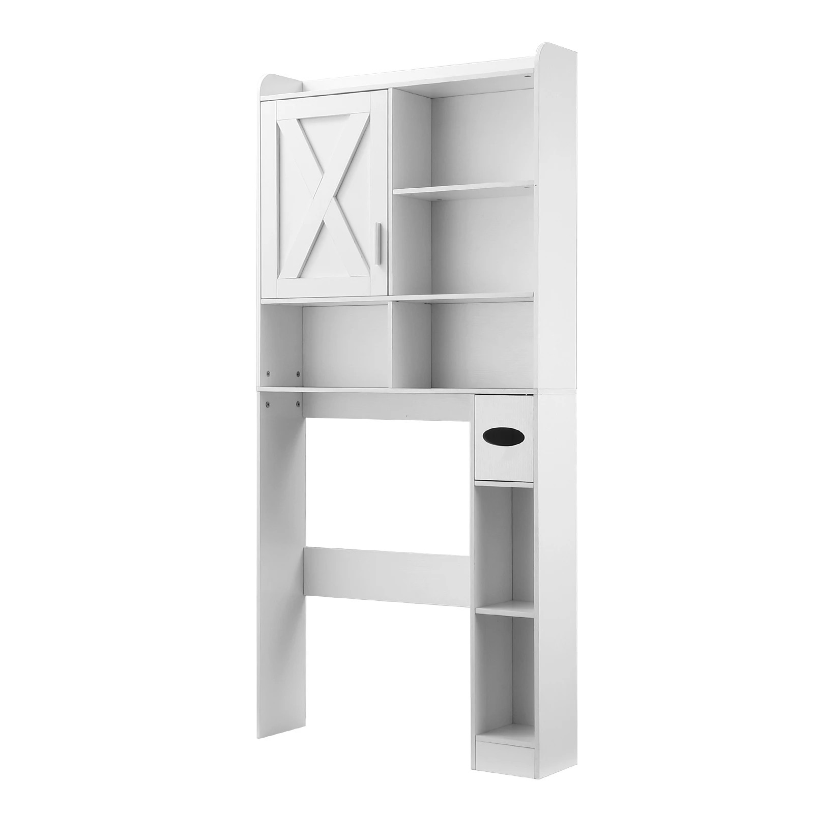 7 LUXSUITE Toilet Shelf Storage Cabinet Bathroom Organiser, 7 of 9
