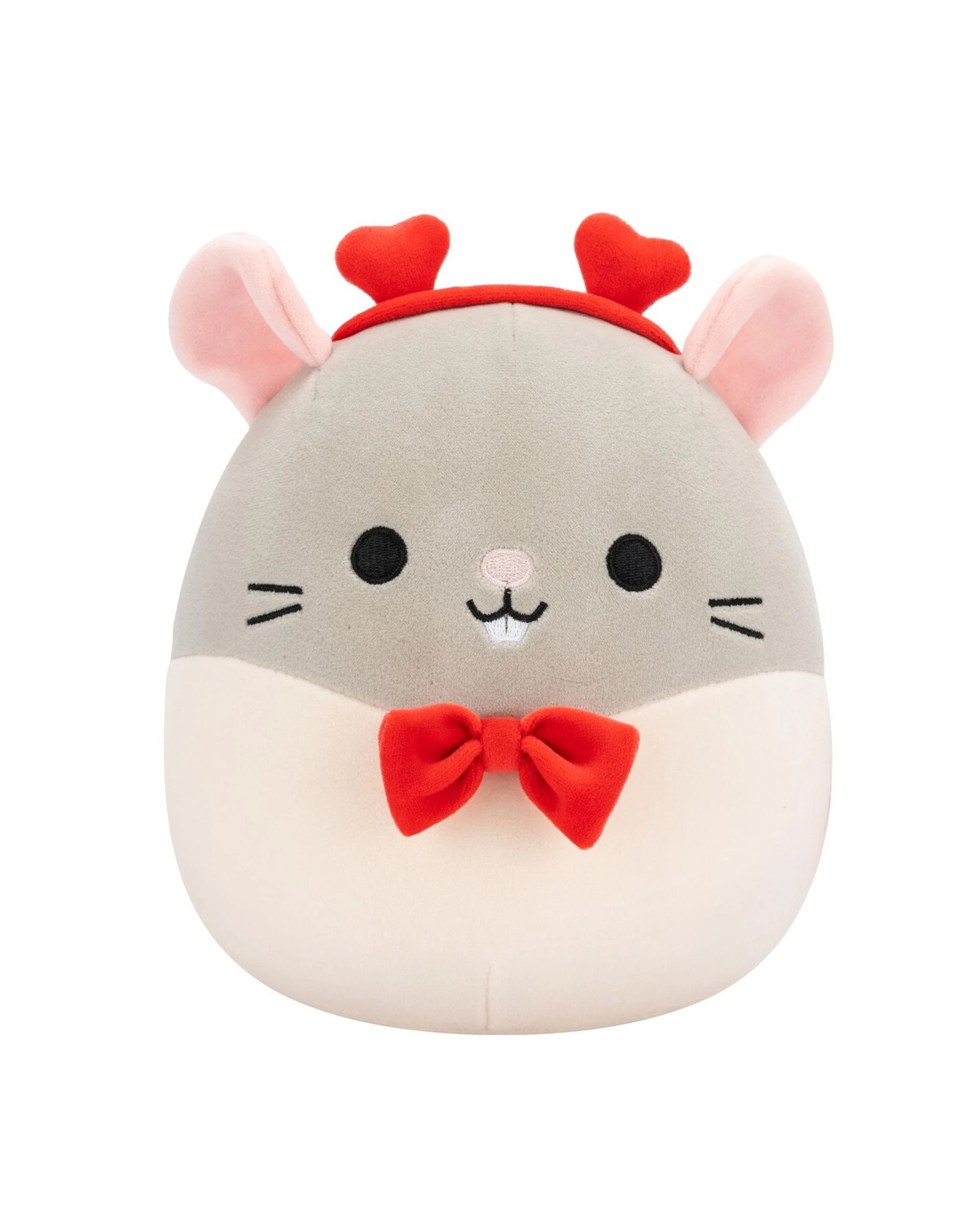 2 Squishmallows Valentines Rusty the Rat 7.5 inch Plush - Grey, 2 of 5