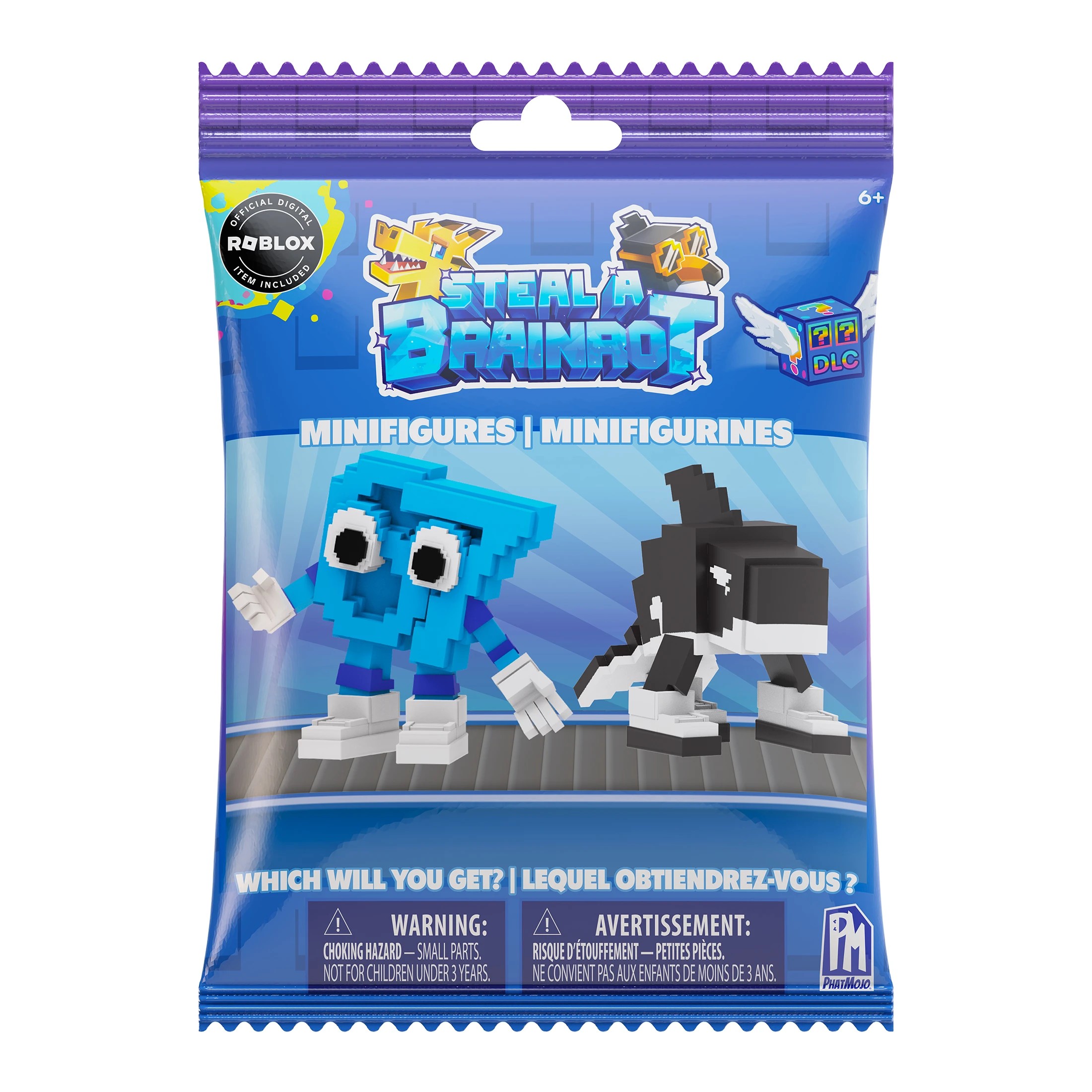 2 Roblox Steal A Brainrot Mystery Minifigure - Assorted, 2 of 9