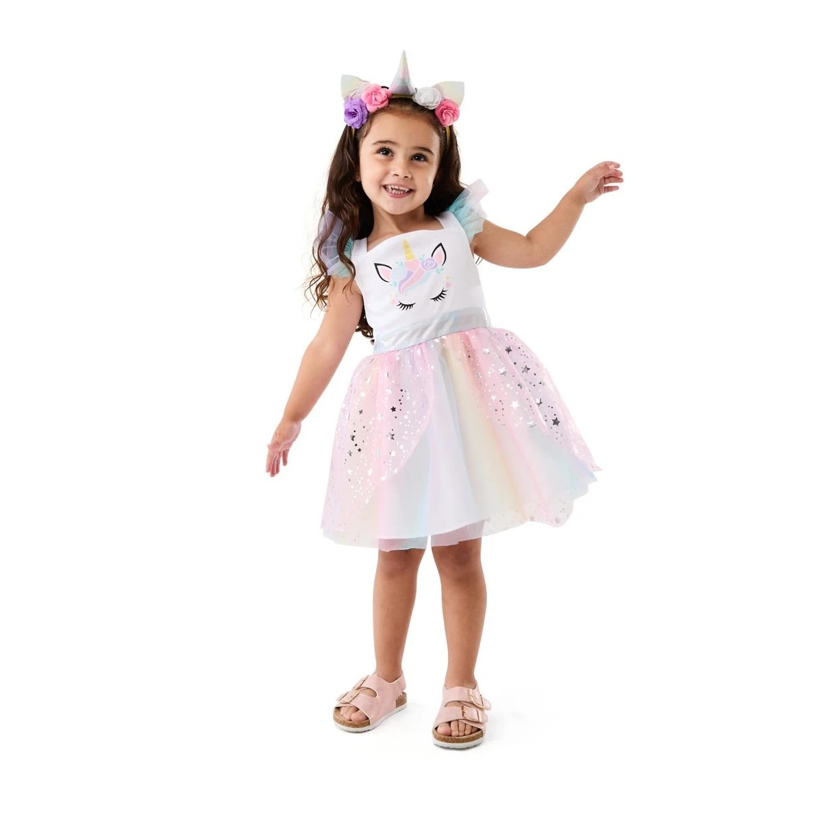 1 Unicorn Costume - Ages 2-3, 1 of 10