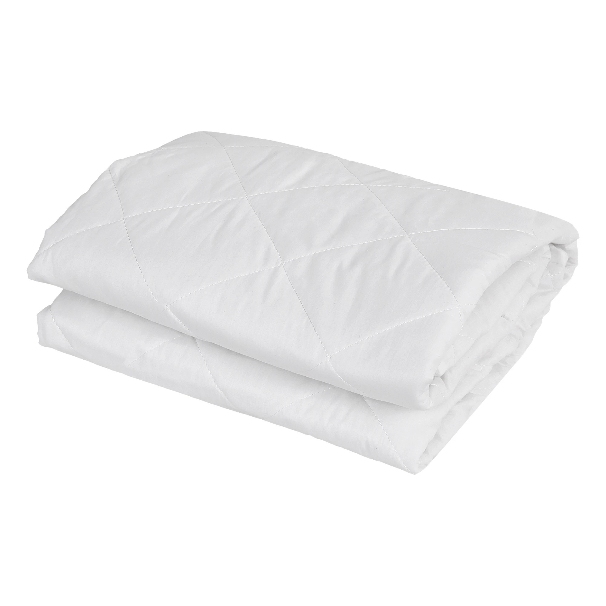 3 Giselle Bedding Waterproof Mattress Protector 100% Cotton Quilted Fitted Cover - Single Bed - White, 3 of 3