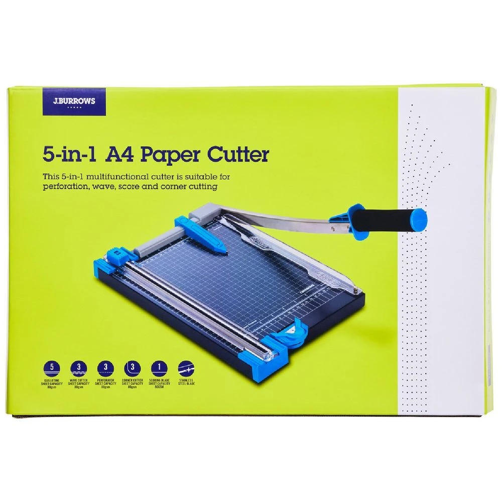 4 J.Burrows 5-in-1 A4 Paper Cutter, 4 of 5