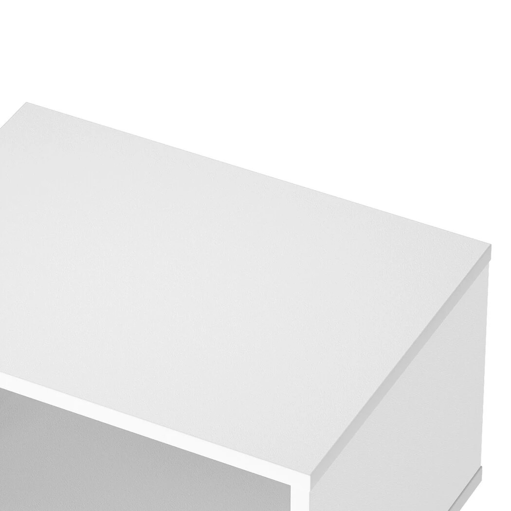 4 Levede Modern Small Side Table in White Colour, 4 of 6