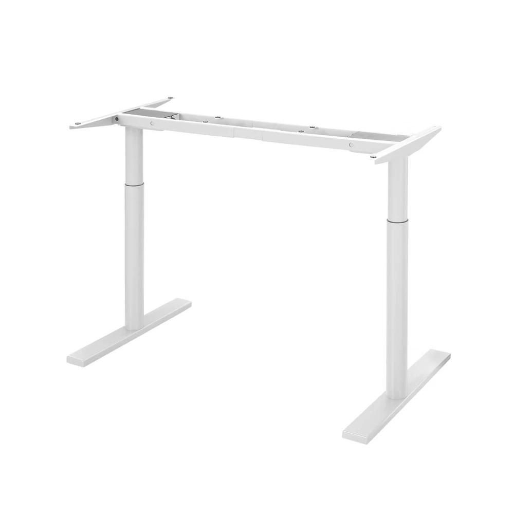 1 Artiss Standing Desk Frame Only Motorised Dual Motor - White, 1 of 6