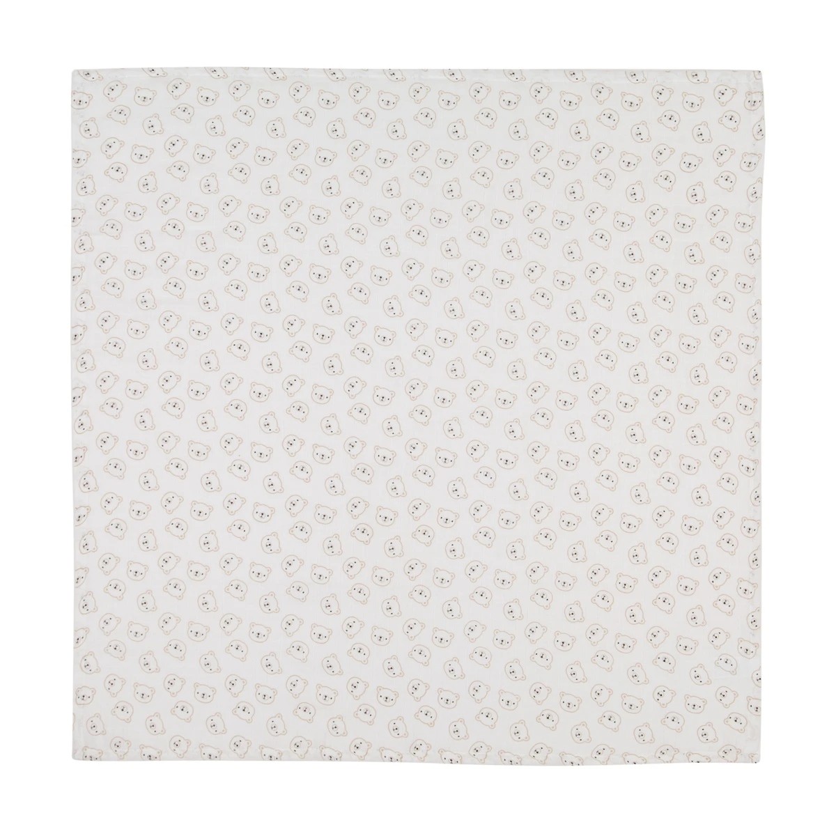 6 3 Pack Organic Cotton Muslin Wraps - Bears, 6 of 6
