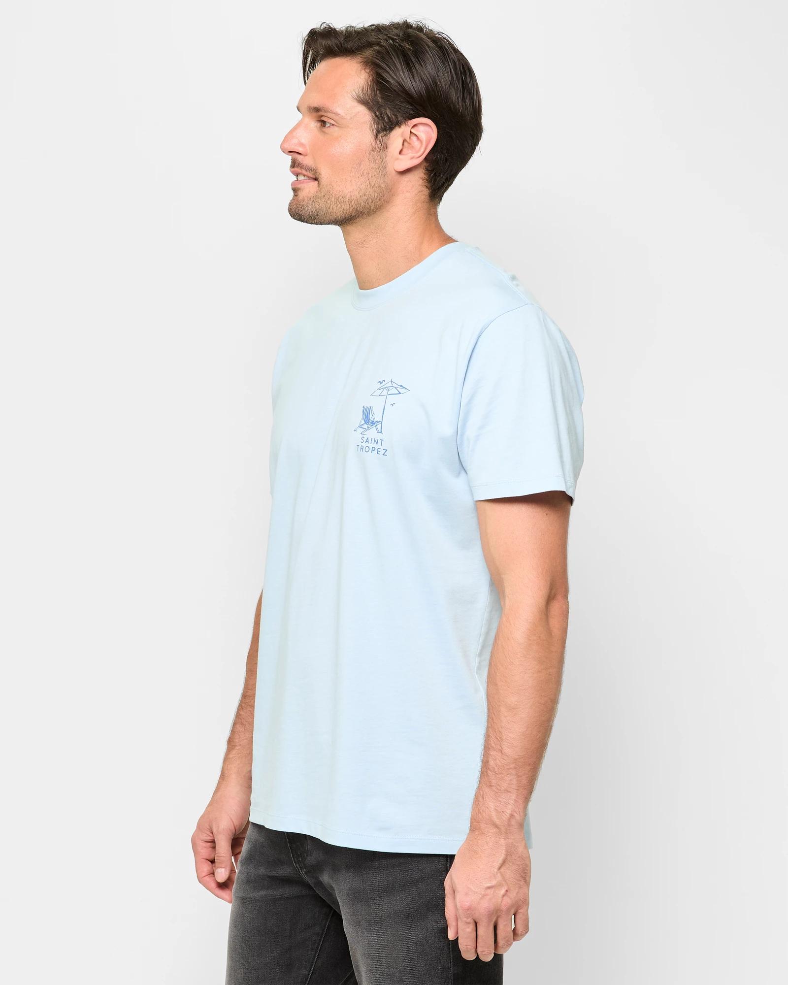 3 Target Australian Cotton Vacation Print T-shirt LIGHT BLUE, 3 of 5