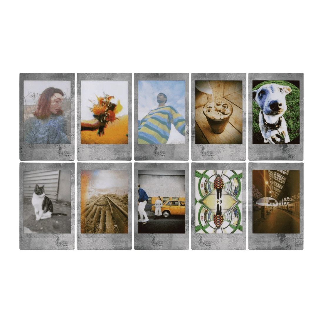 3 Fujifilm Instax Mini Film Stone Gray 10 Pack, 3 of 4