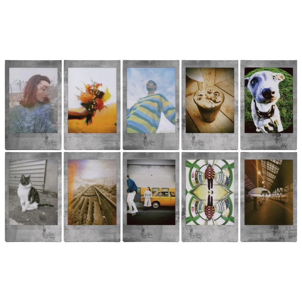 3 Fujifilm Instax Mini Film Stone Gray 10 Pack, 3 of 4