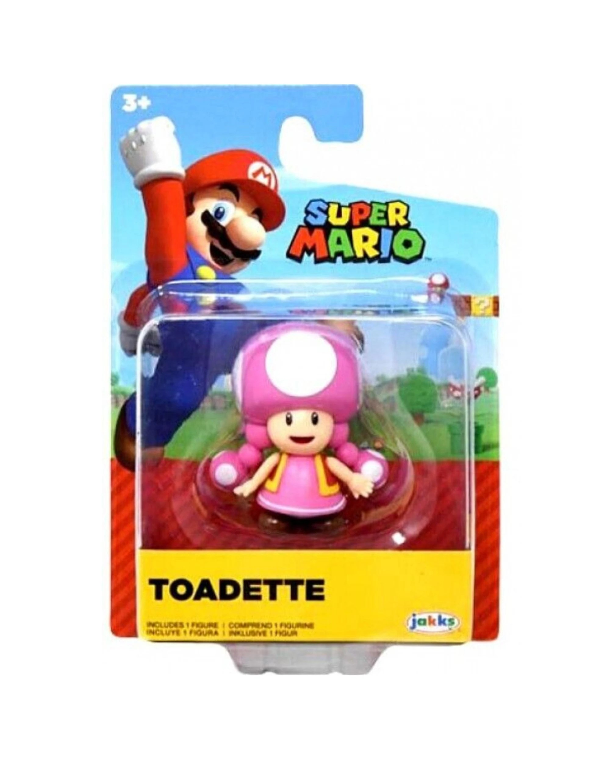 1 Super Mario World Of Nintendo Toadette Figure Wave 35, 1 of 1