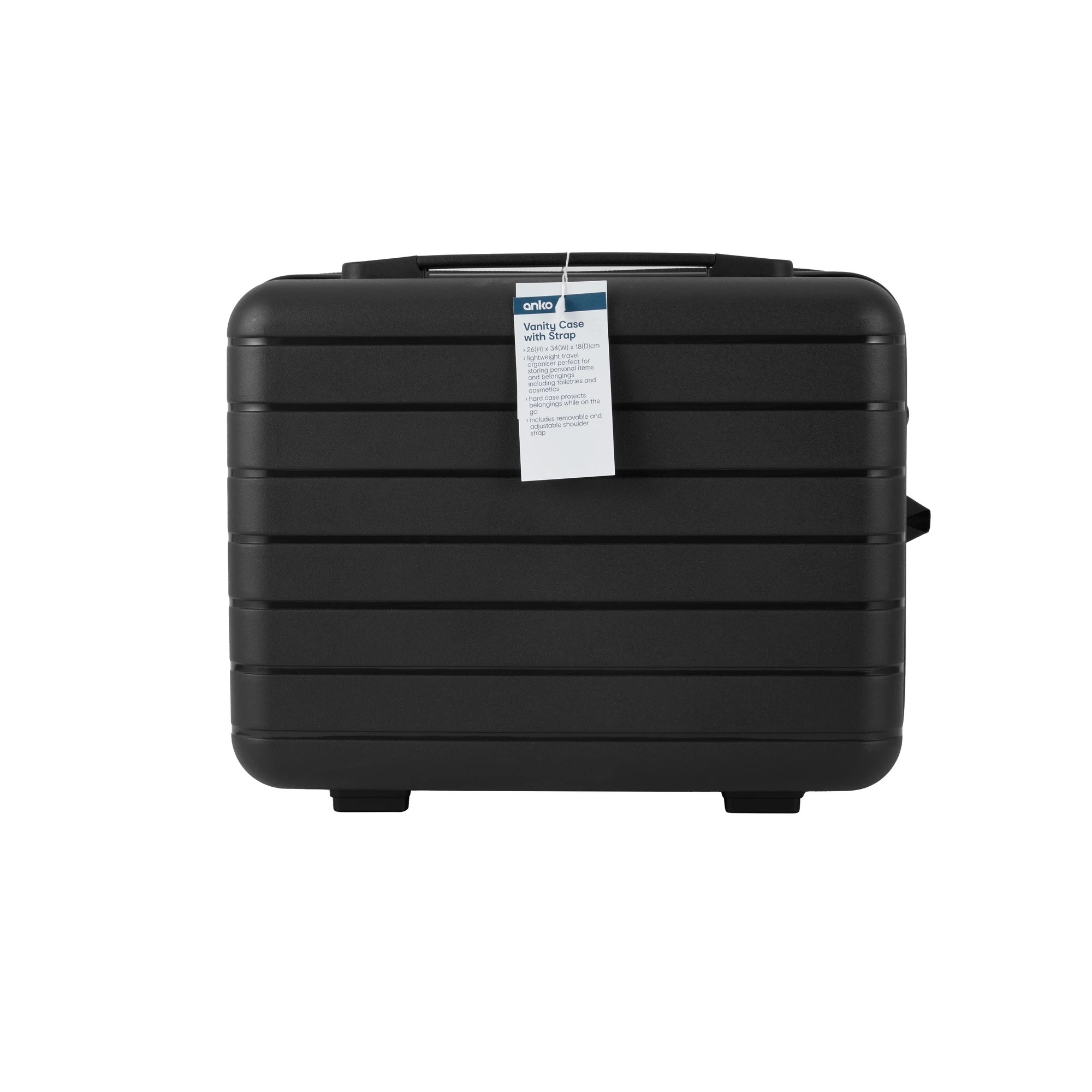 10 Vanity Case with Strap - Black, 10 of 10