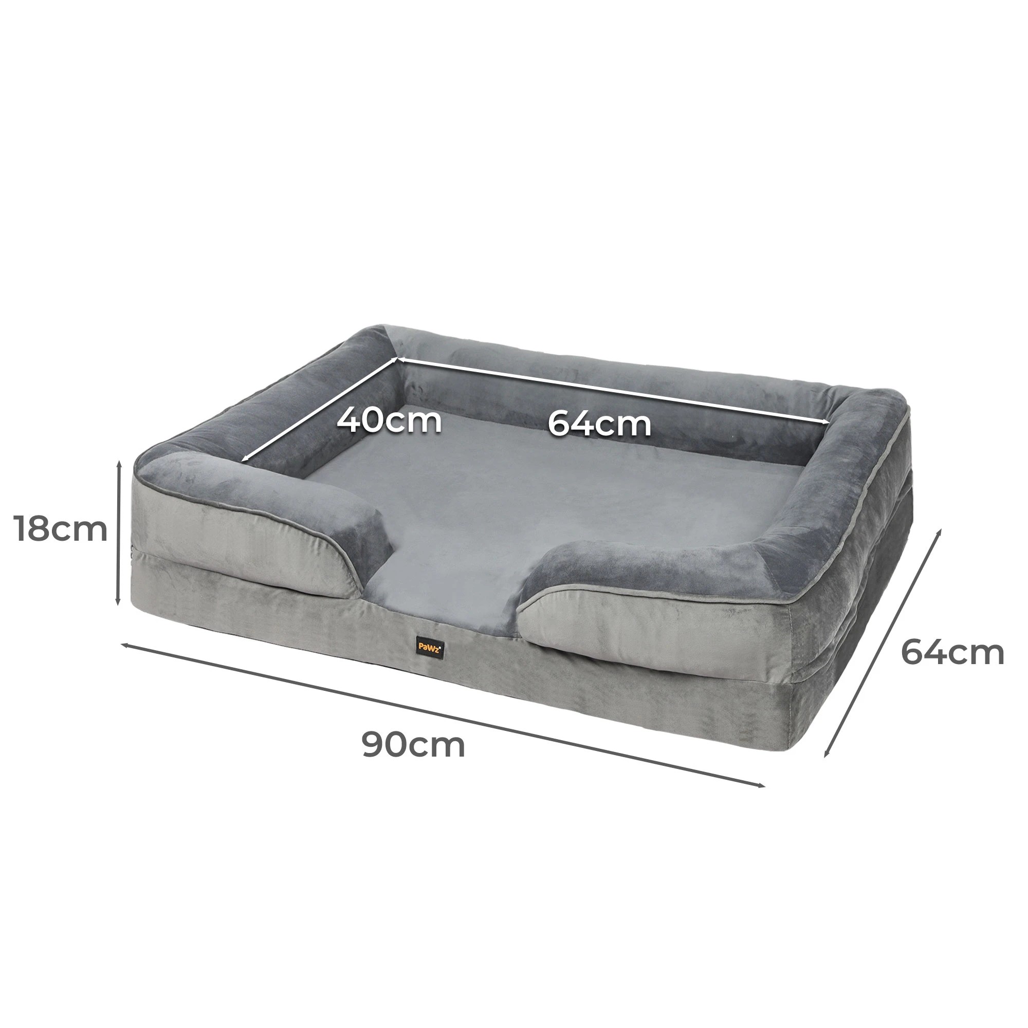 3 Pawz Memory Foam Pet Bed Large, 3 of 6
