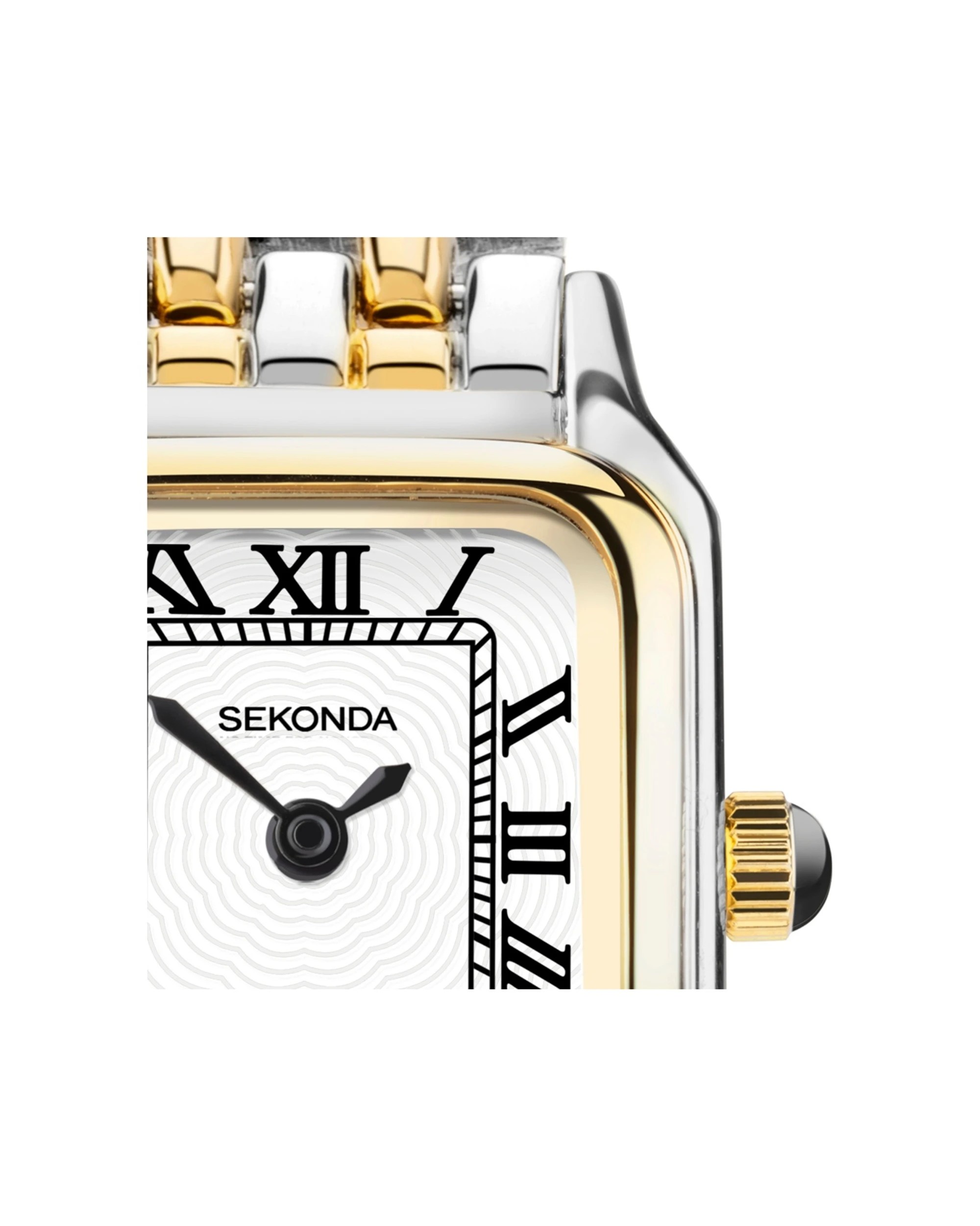 2 Sekonda Monica Watch Two-Tone Gold Silver Stainless Steel Band 20mm Case, 2 of 7