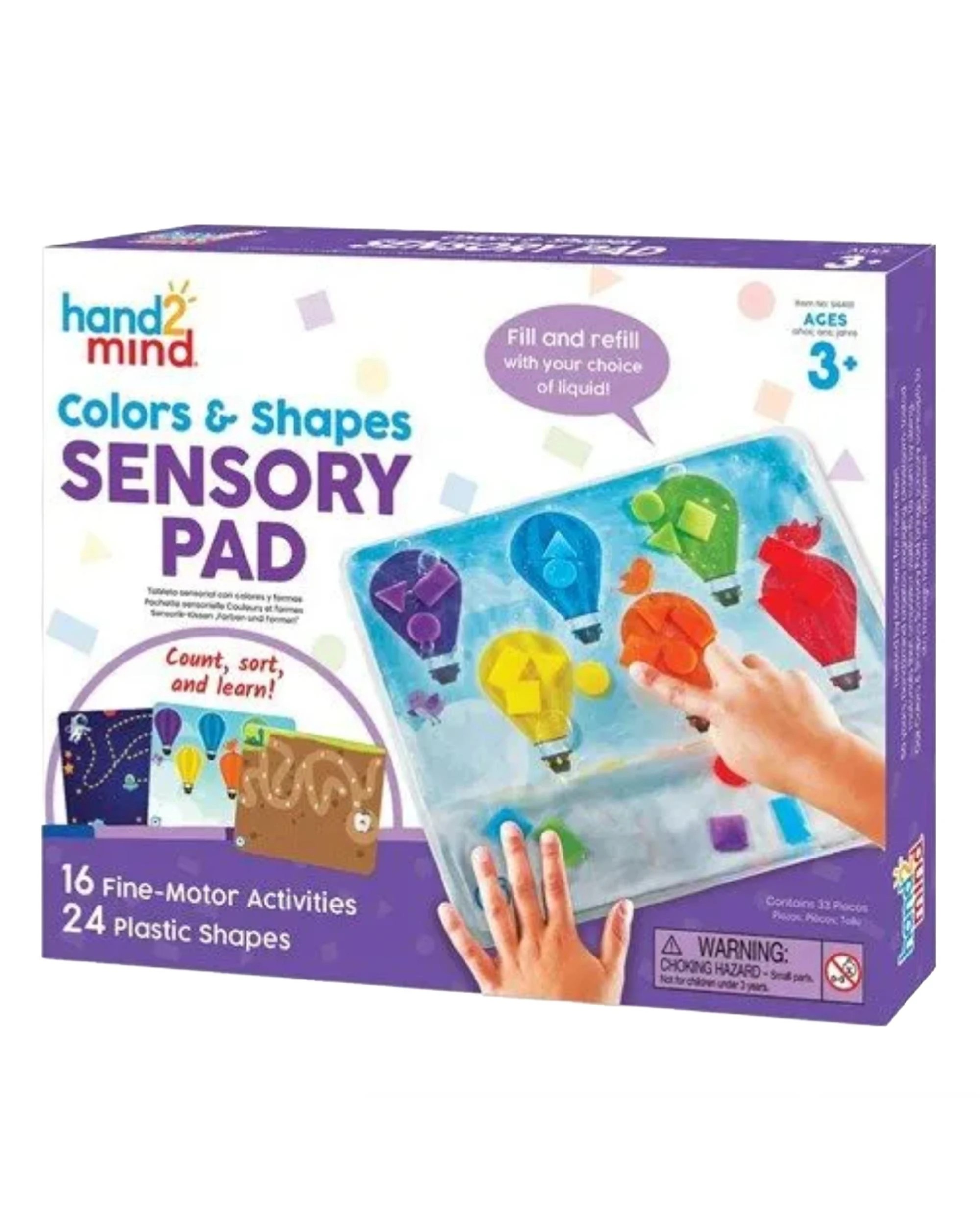 1 Hand2Mind Colours And Shapes Sensory Pad, 1 of 3