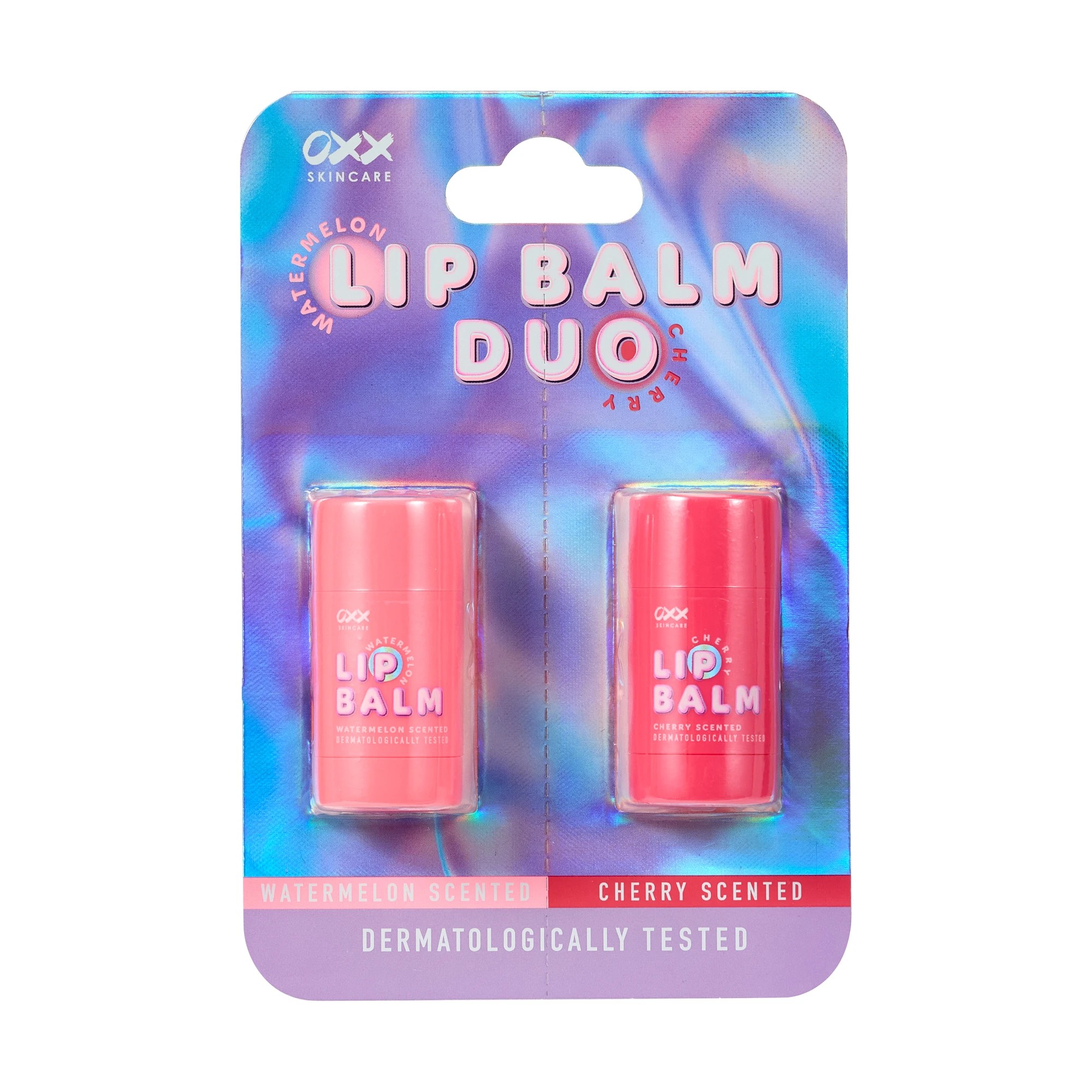 1 OXX SKincare Lip Balm Duo - Cherry and Watermelon Scented, 1 of 7