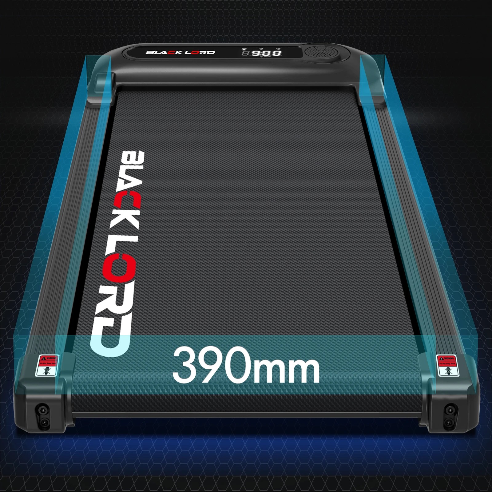 6 Black Lord Treadmill Electric Walking Pad Incline Shock Absorbers Home Gym - Black, 6 of 10