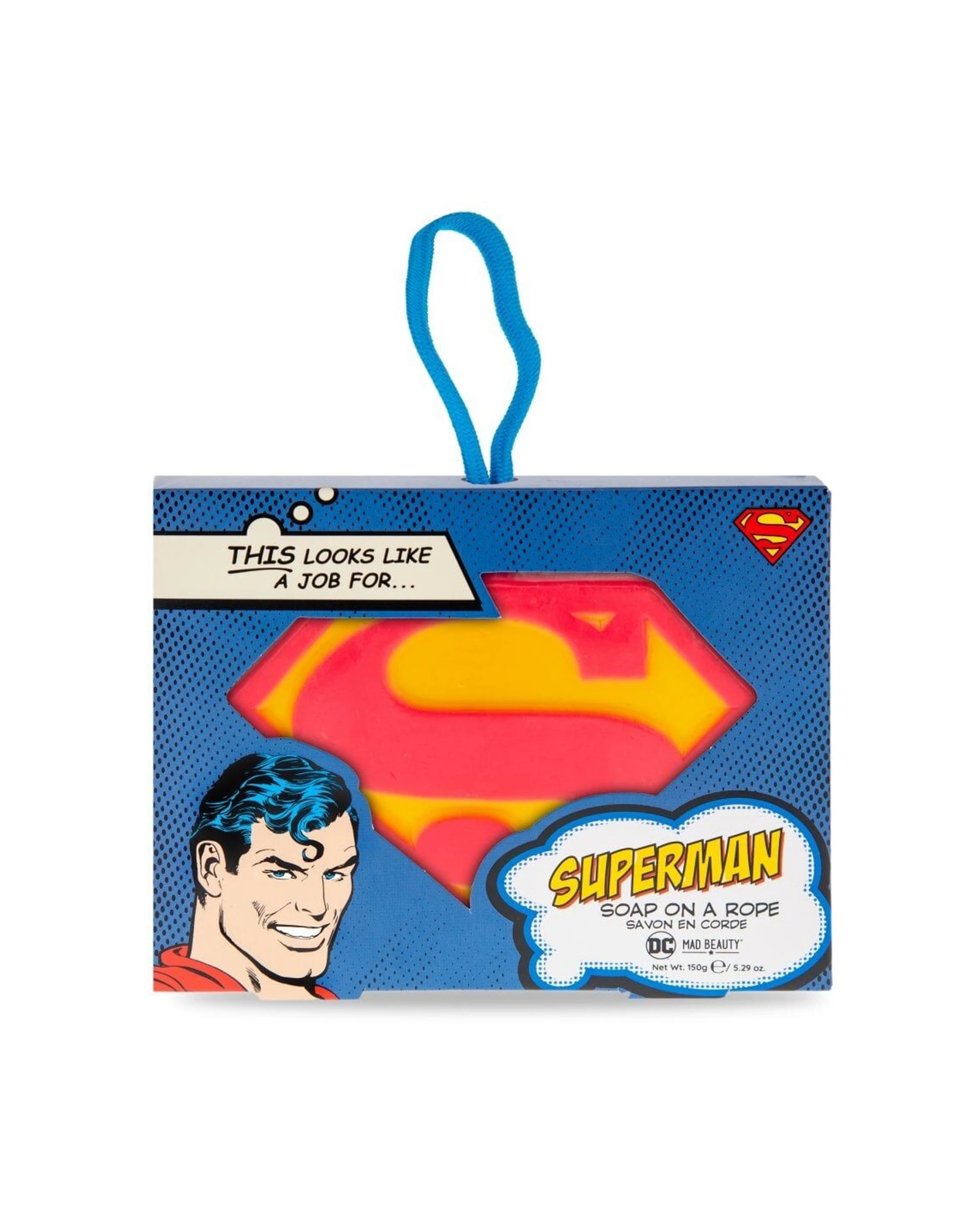 2 Warner Bros 2PK Superman Man of Steel Soap on a Rope Cedarwood & Lime - Multi, 2 of 4