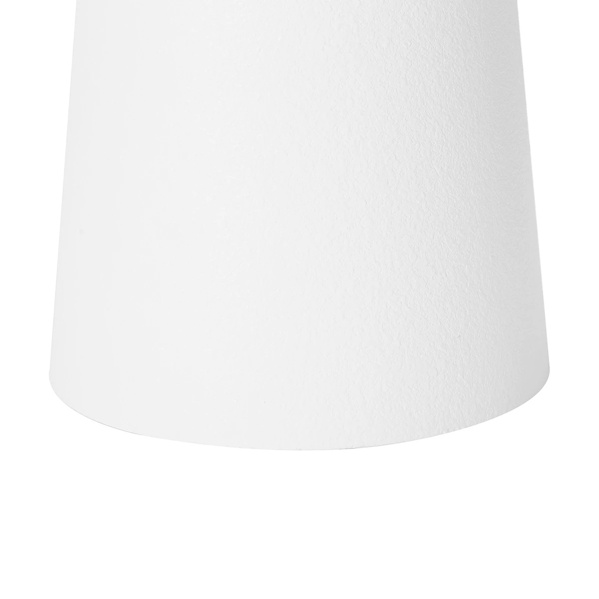 6 White Textured Side Table, 6 of 8