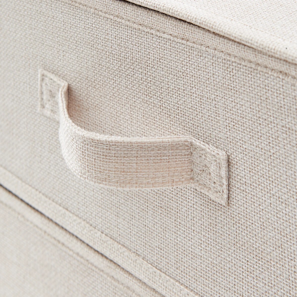 6 Linen Look Drawer Set - Beige, 6 of 9