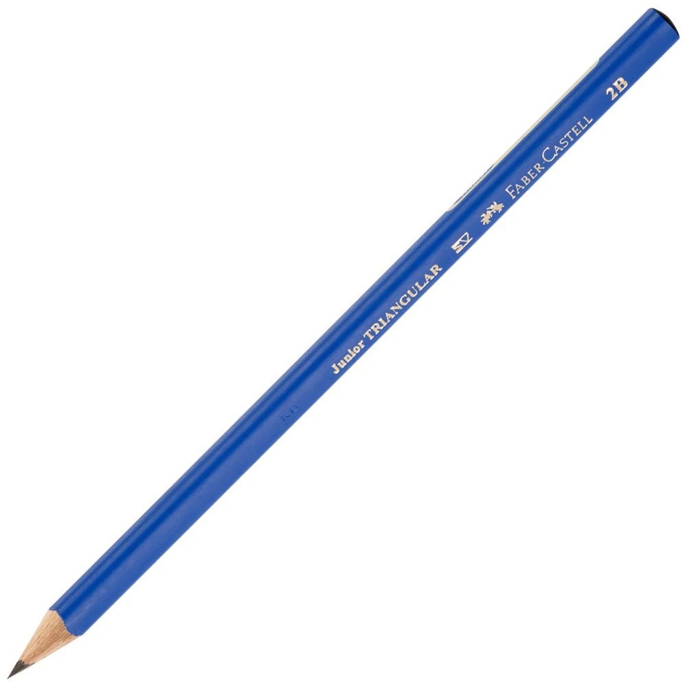1 Faber-Castell Junior Triangular Graphite Pencil 2B, 1 of 5