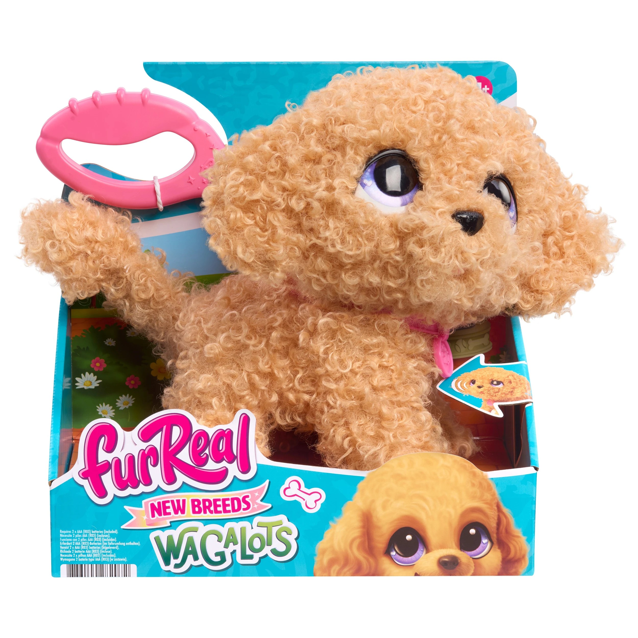 1 furReal New Breeds Wagalots Poodle Toy, 1 of 2