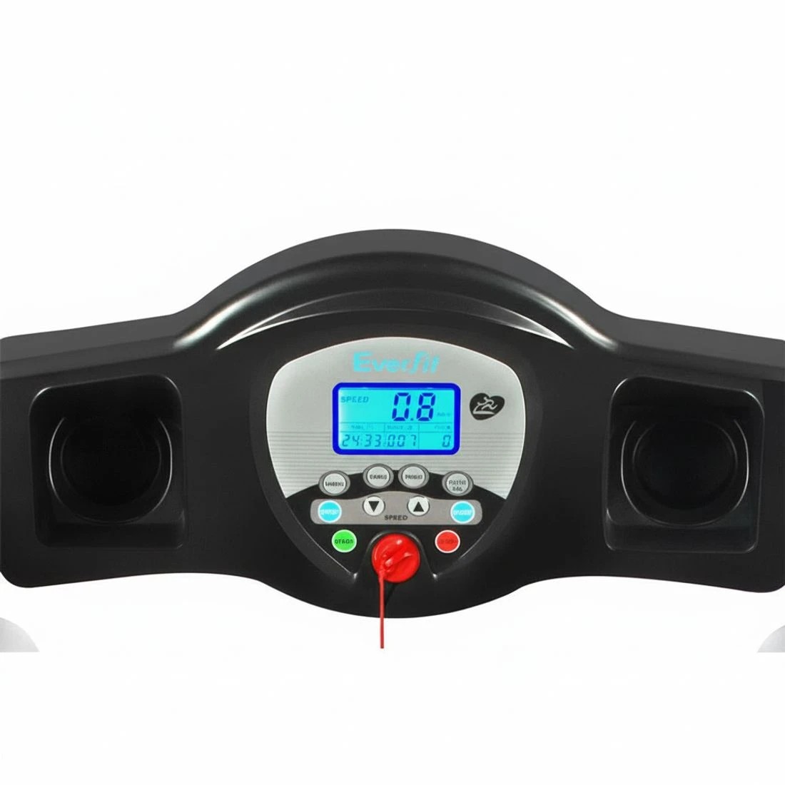 6 Everfit Treadmill Electric Home Gym Fitness Exercise Machine Foldable 360mm - Black, 6 of 9