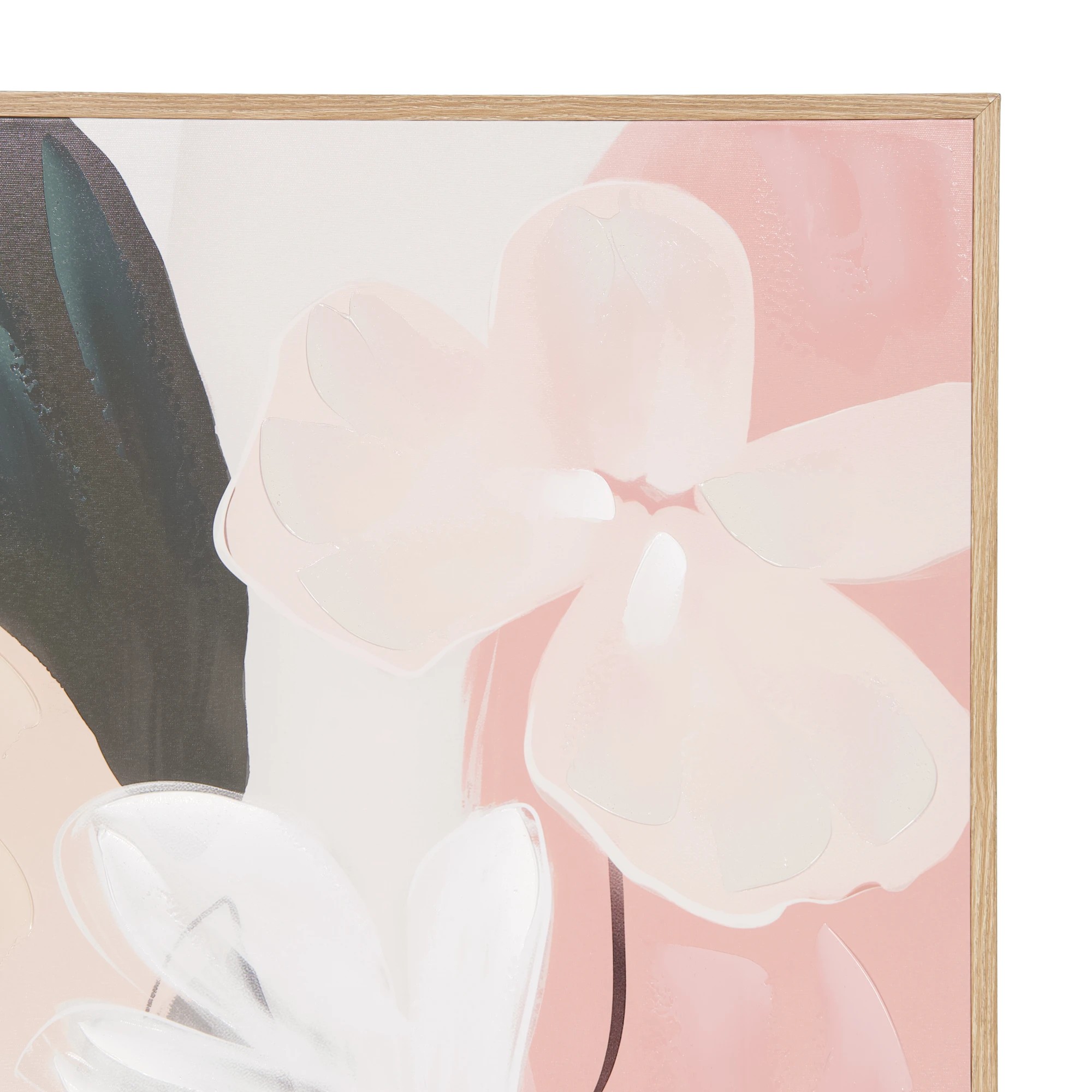2 Painterly Botanical Framed Canvas, 2 of 5