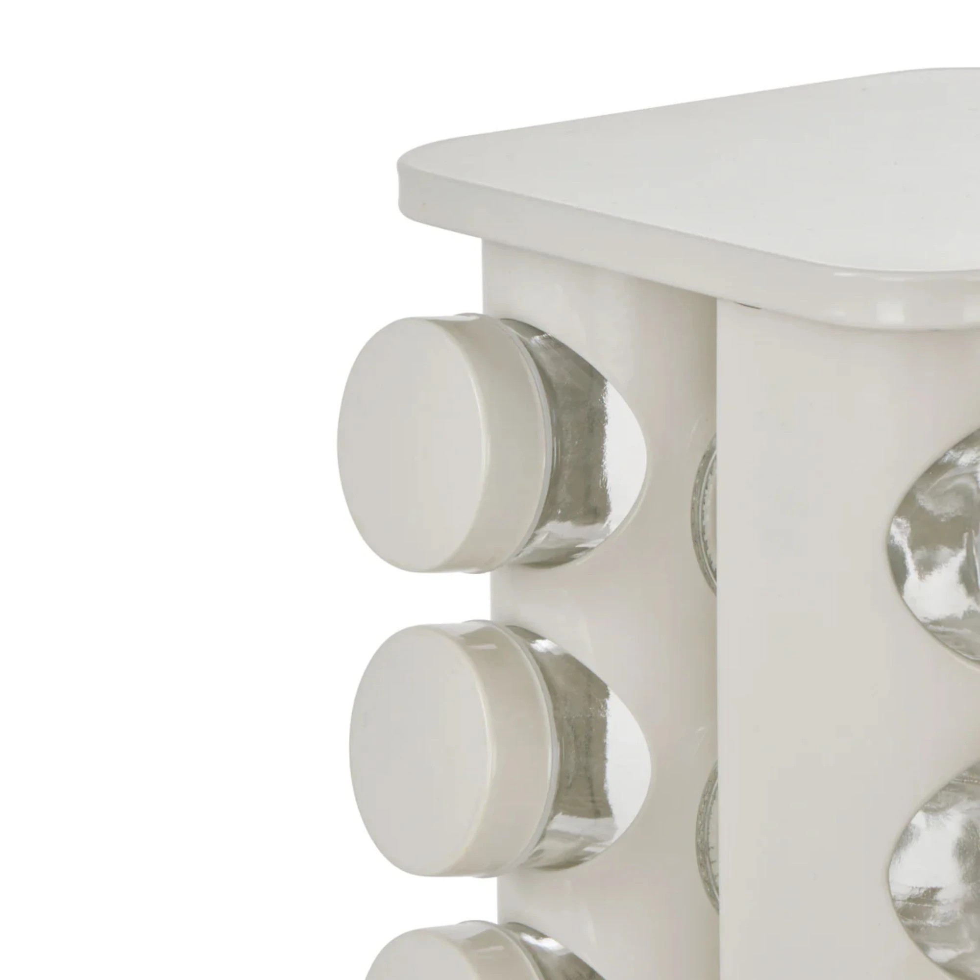2 Davis & Waddell Newbury 16-Piece Rotating Spice Rack Jar Set, Cream - Beige, 2 of 4
